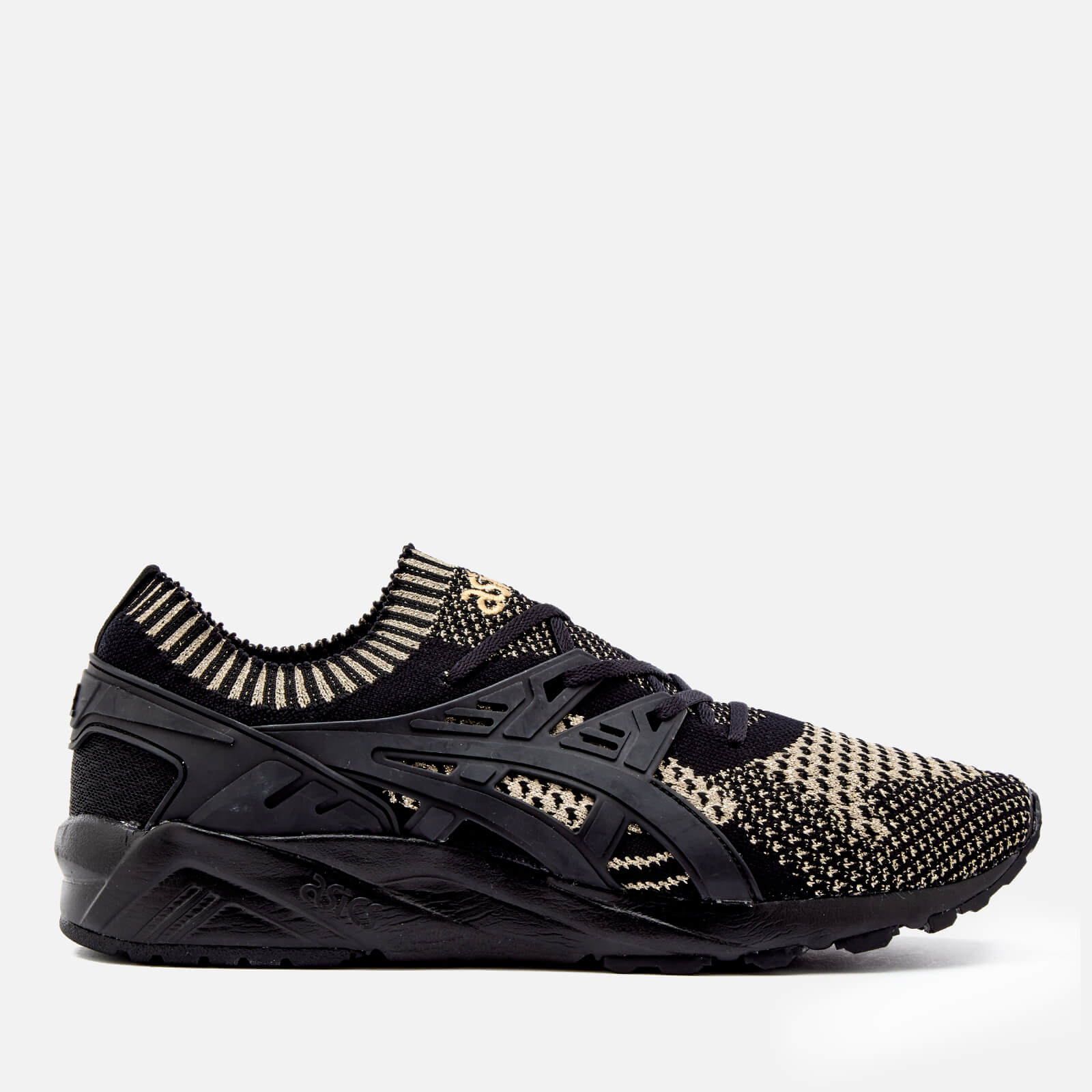 Asics gel kayano hotsell trainer knit black gold
