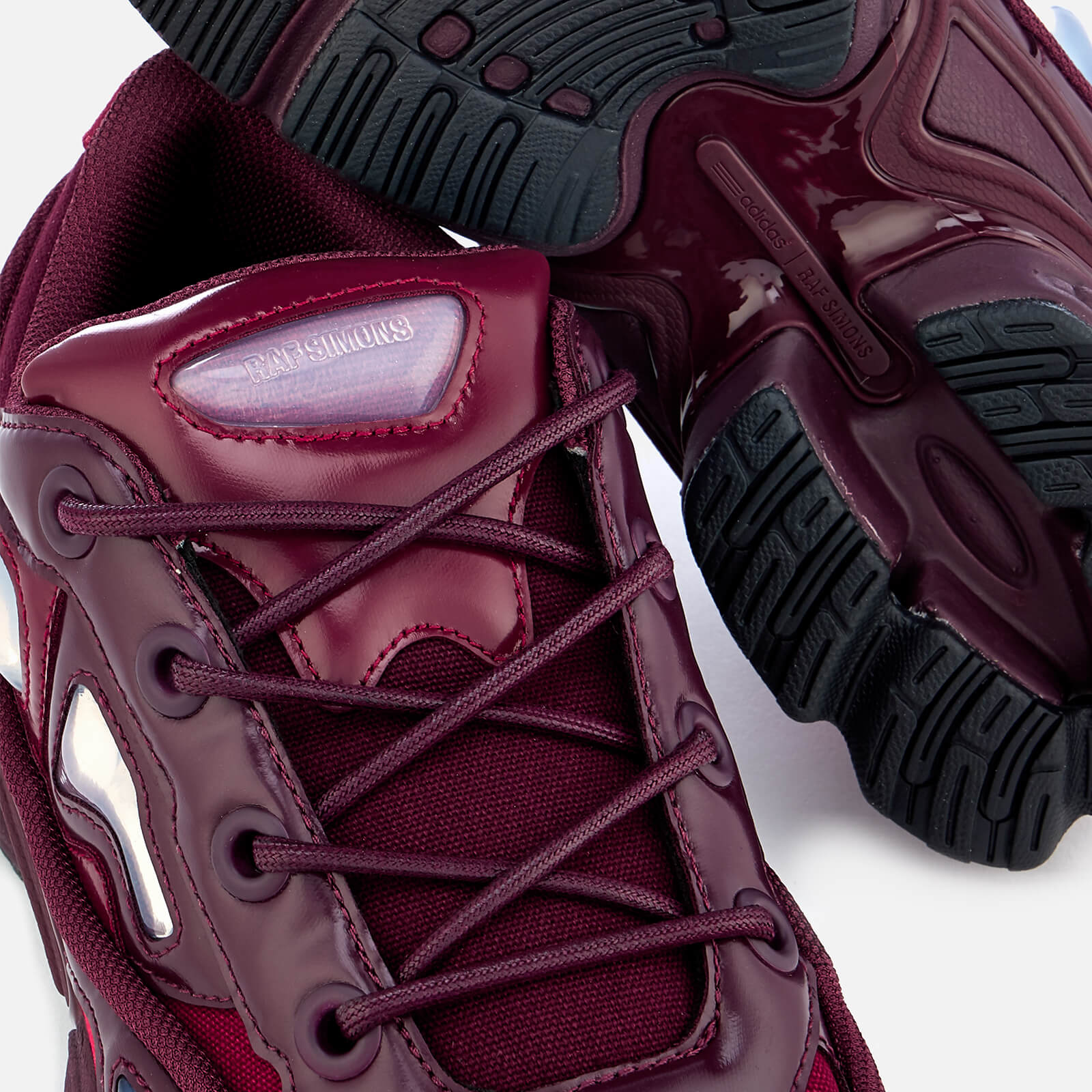 adidas by Raf Simons Men s Ozweego III Trainers Burgundy Coggles
