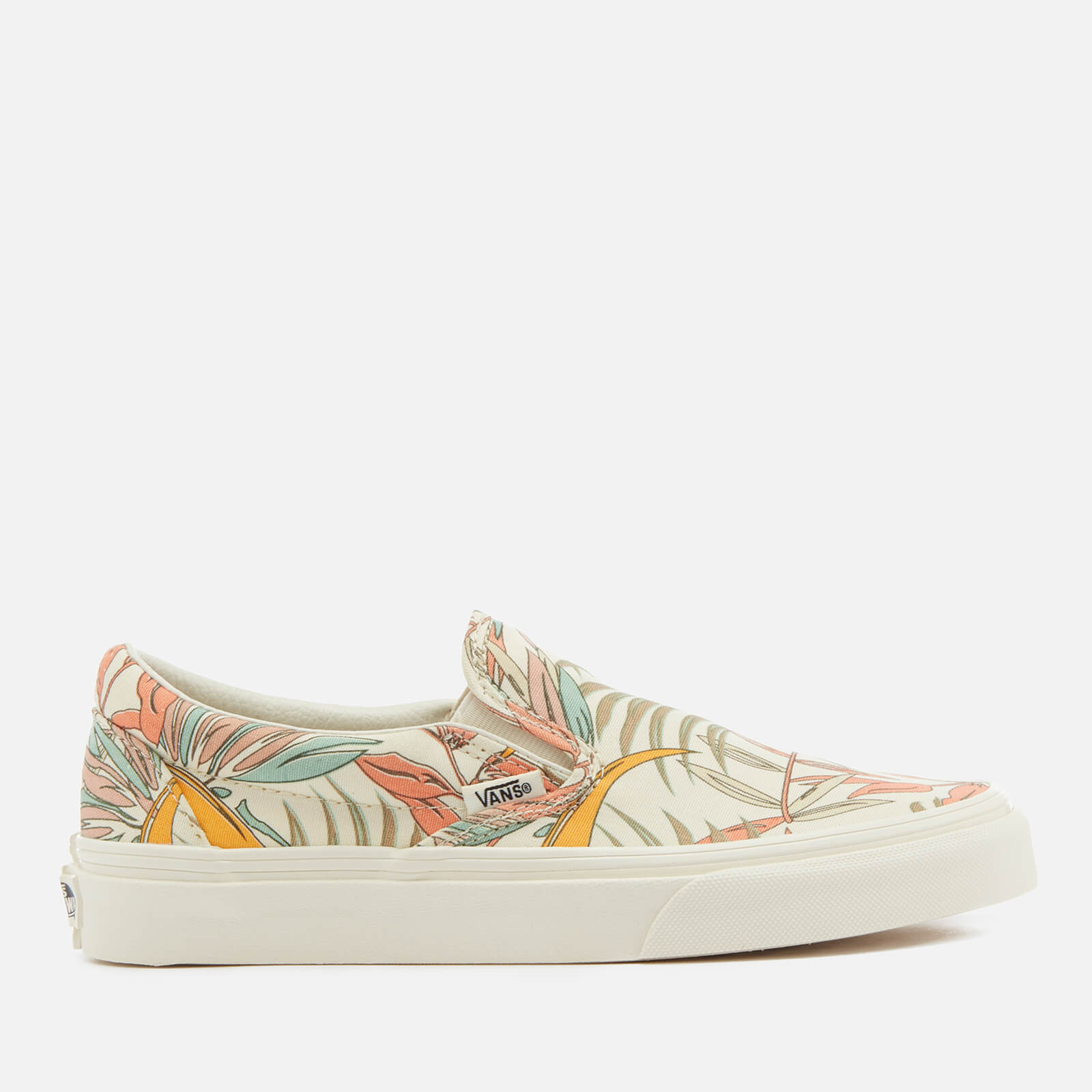 Vans Women s California Floral Classic Slip On Trainers Marshmallow Allsole