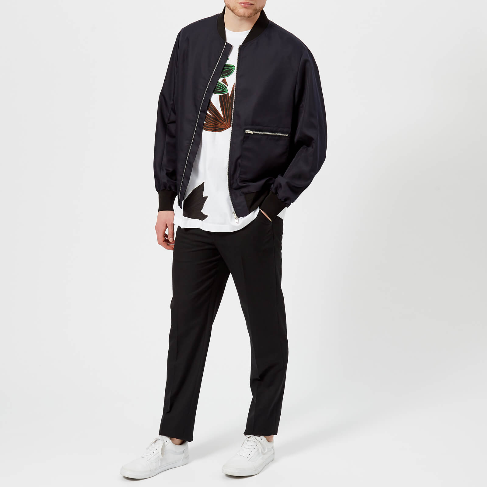 OAMC Men's Mil Bomber Jacket - Navy | Coggles