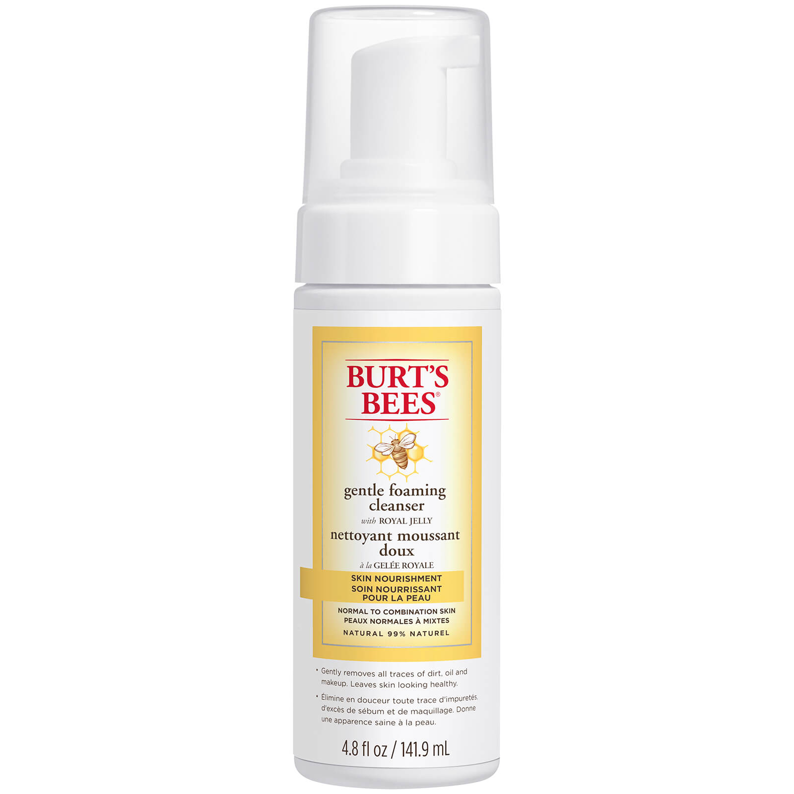 Espuma limpiadora Skin Nourishment de Burt's Bees 141,9 ml