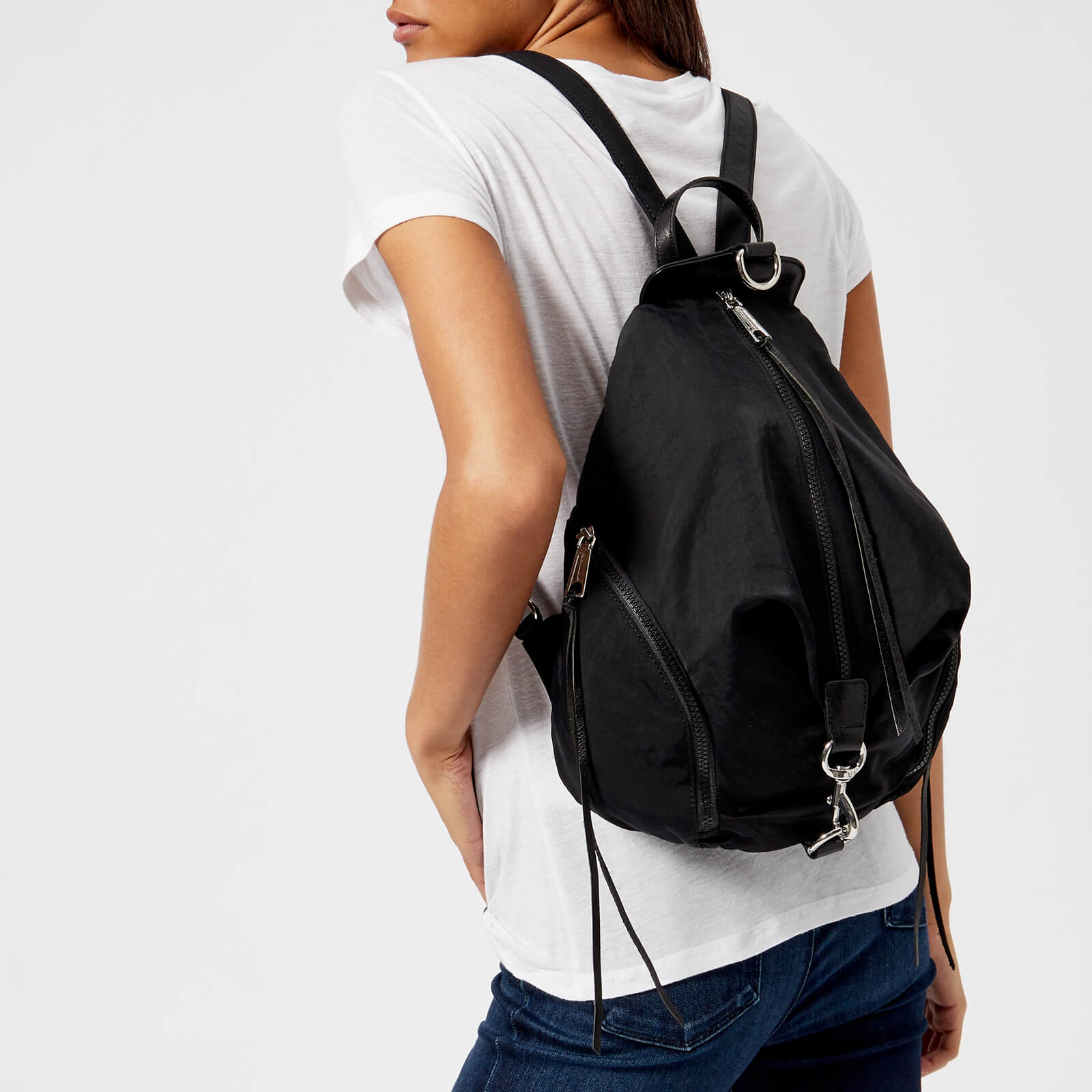 Convertible mini julian nylon backpack deals