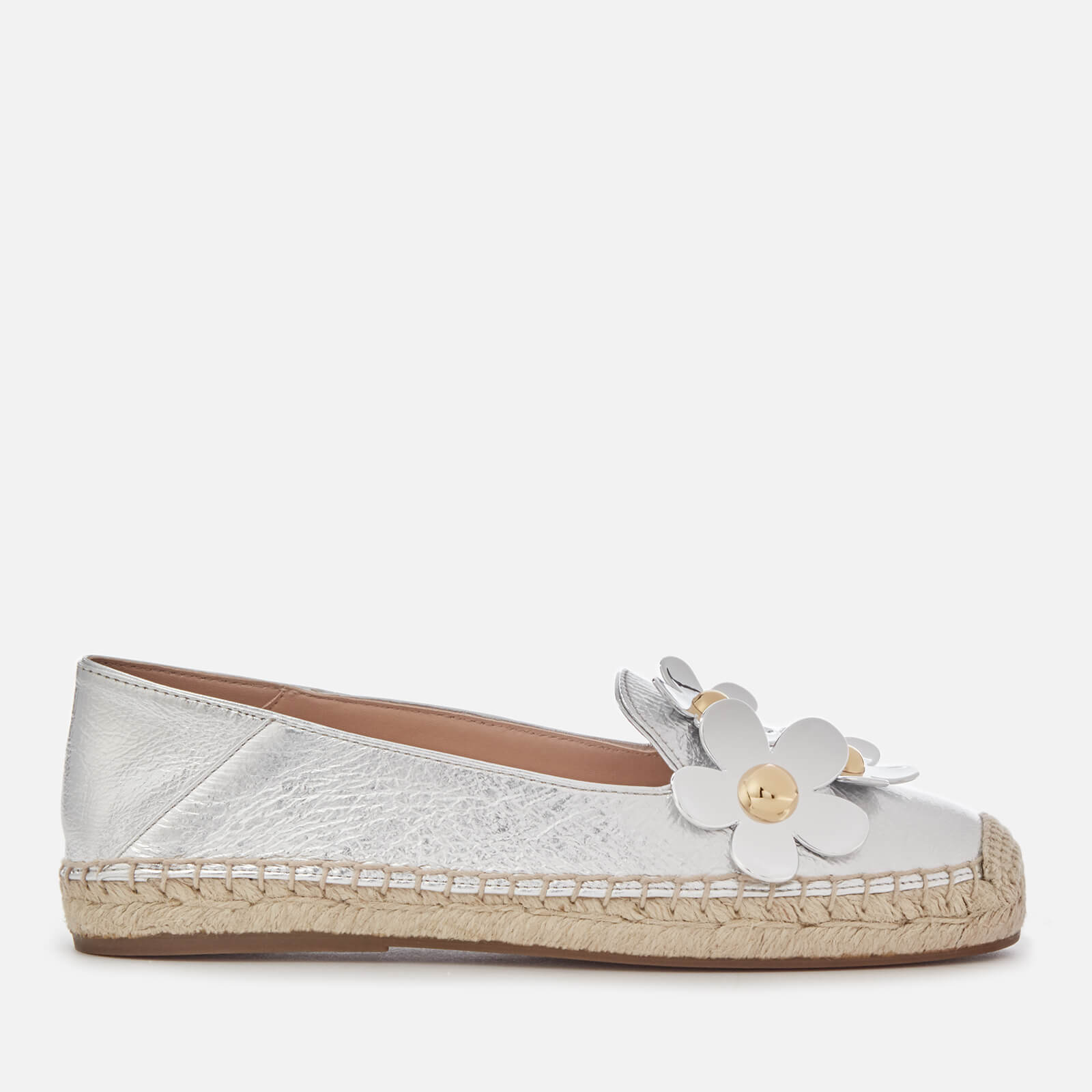 Marc Jacobs Women s Daisy Flat Espadrilles Silver Coggles