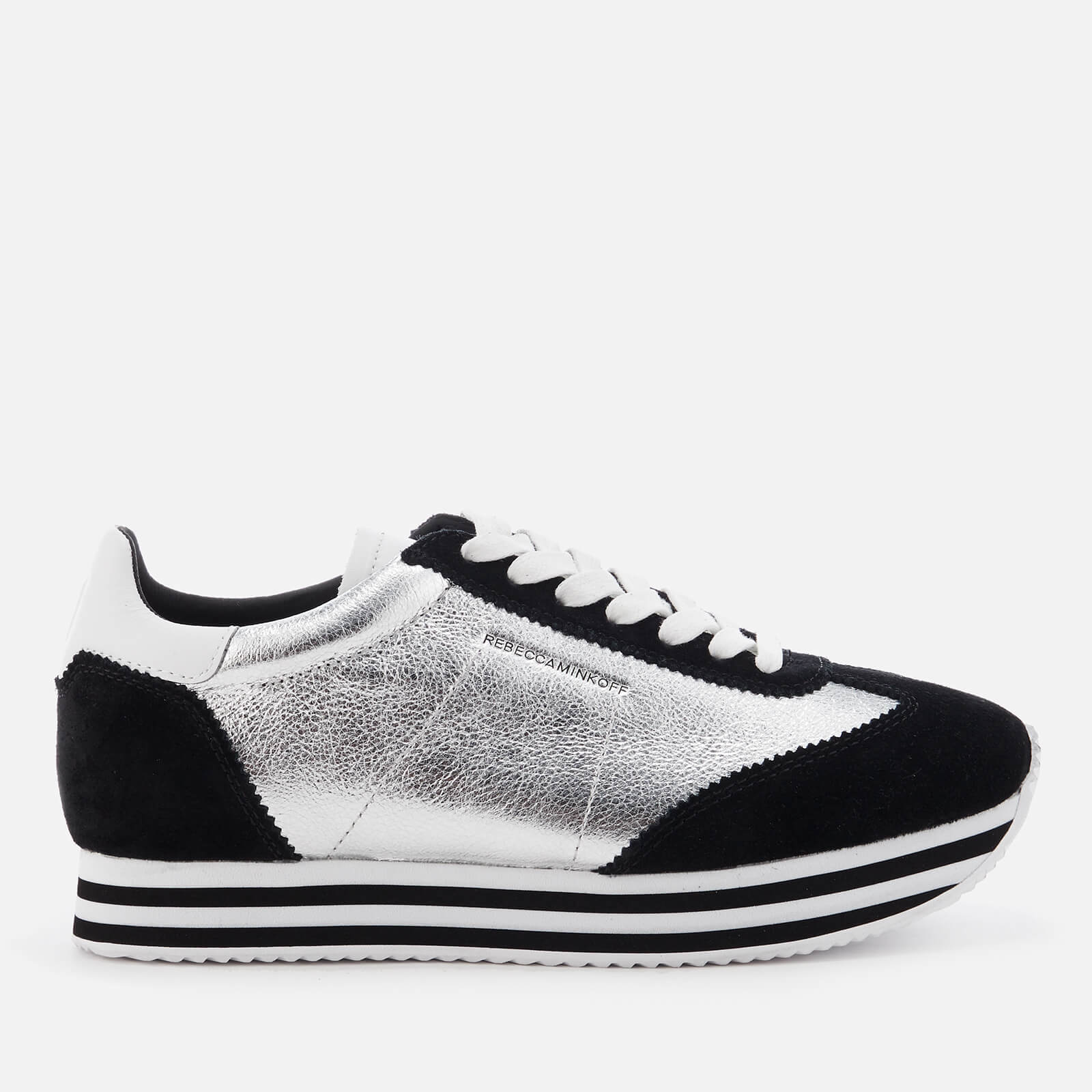 Rebecca Minkoff Women s Susanna Runner Trainers Rock Silver Allsole