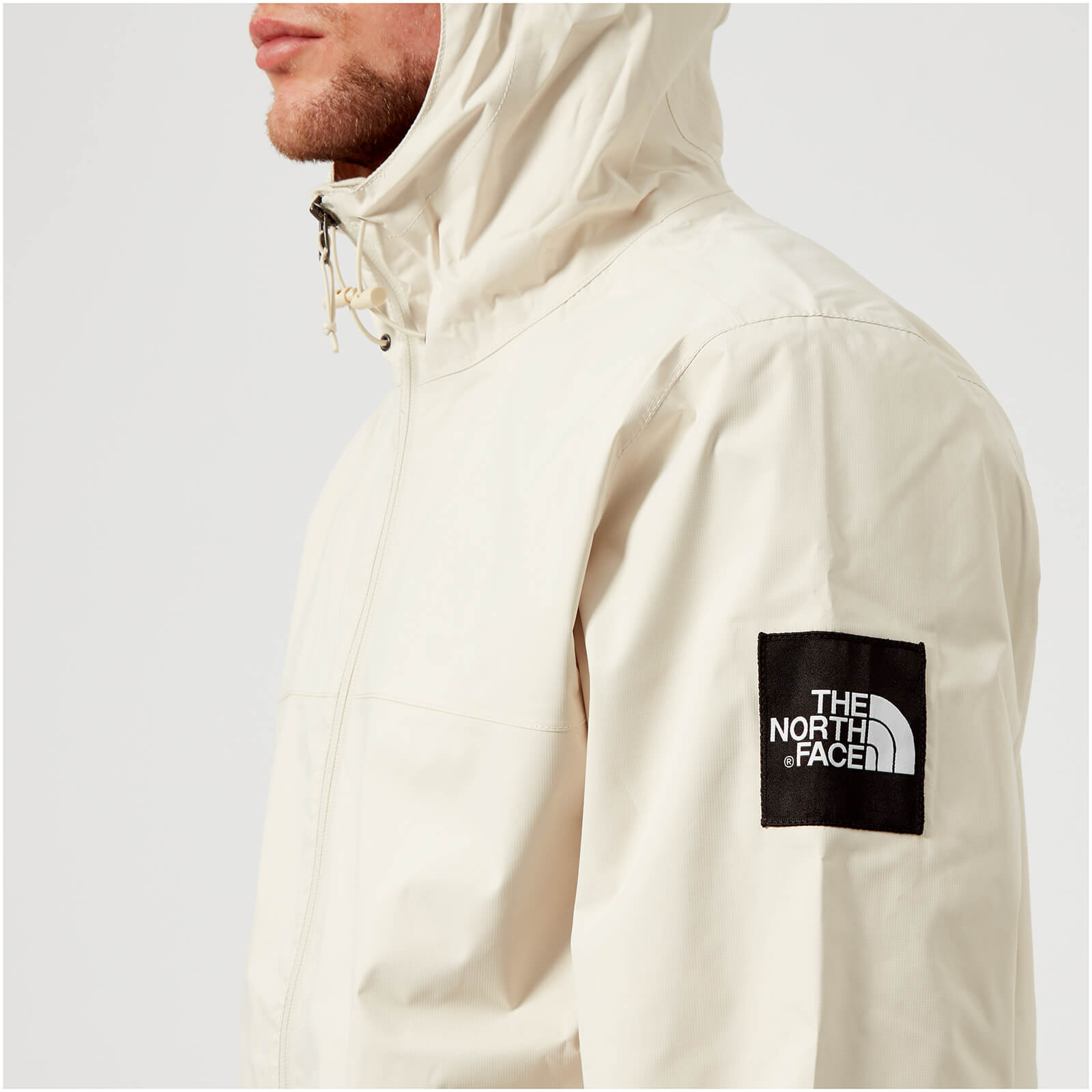 North face mountain q jacket sales vintage white
