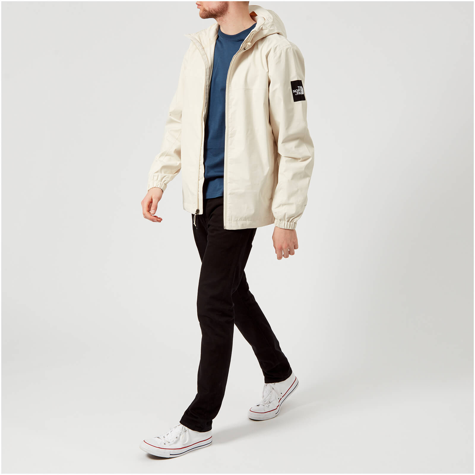 The north face mountain store q jacket vintage white