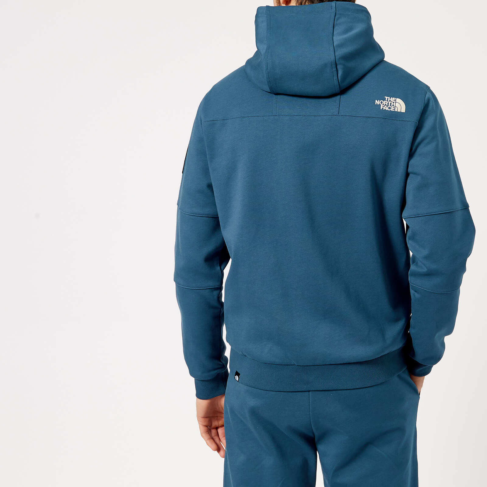 The North Face Men s Fine 2 Full Zip Hoodie Blue Wing Teal Coggles