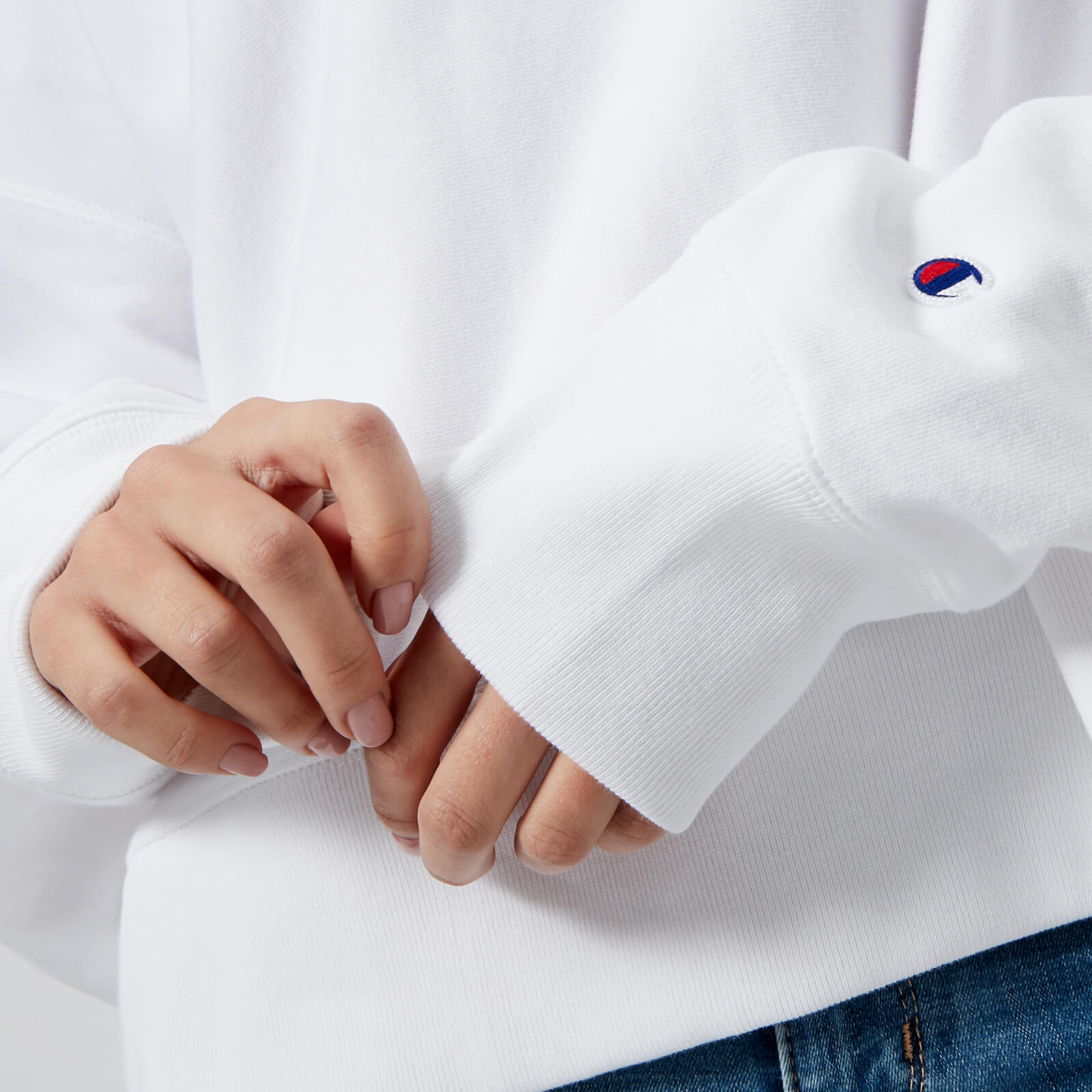 Champion crew neck sweatshirts women's cheap