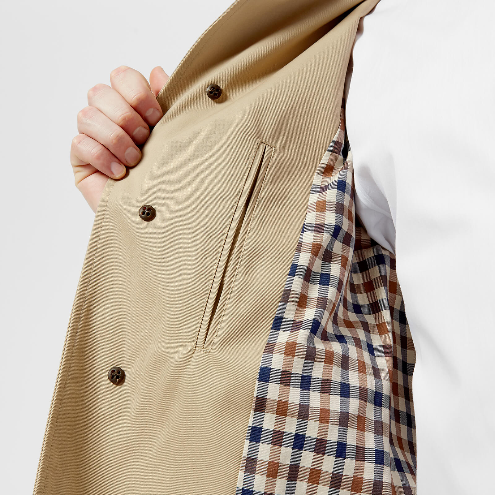 Aquascutum Men s Berkeley SB Raincoat Camel Coggles