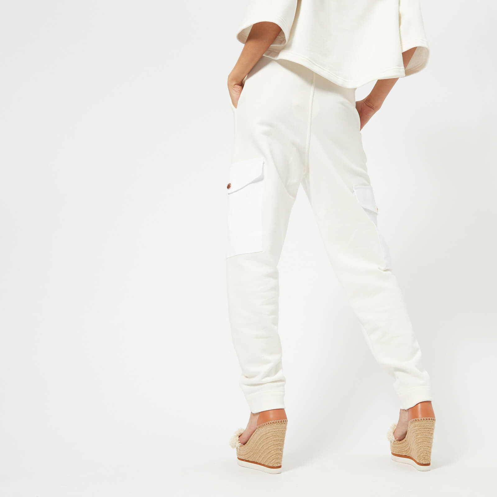 See By Chloe Women s Tracksuit Bottoms Cloudy White Coggles