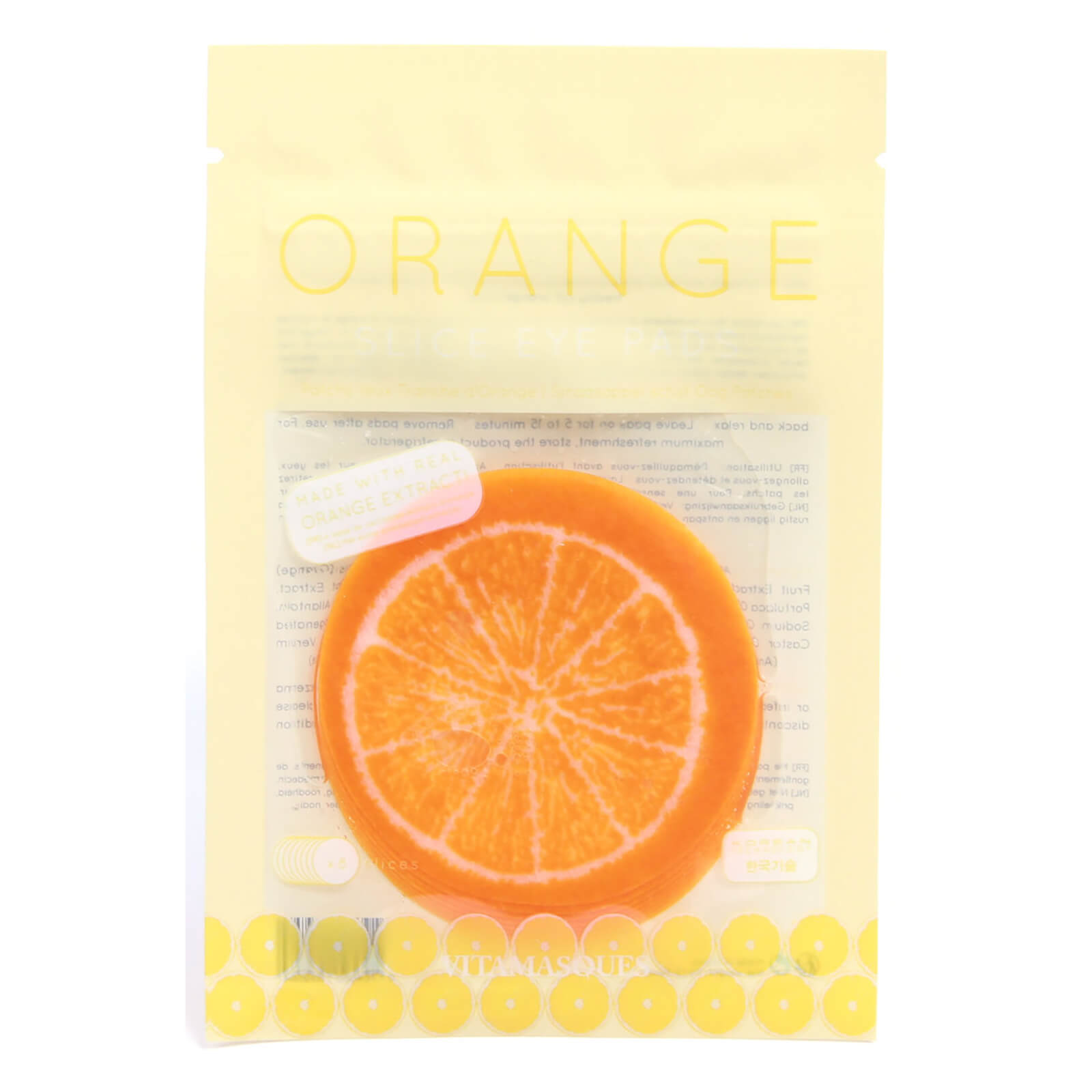 Vitamasques Orange Fruit Slice Pads 8 x 11g