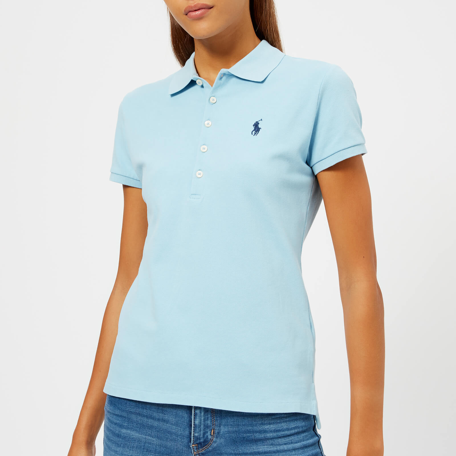 Polo Ralph Lauren Women s Julie Polo Shirt Light Blue Coggles