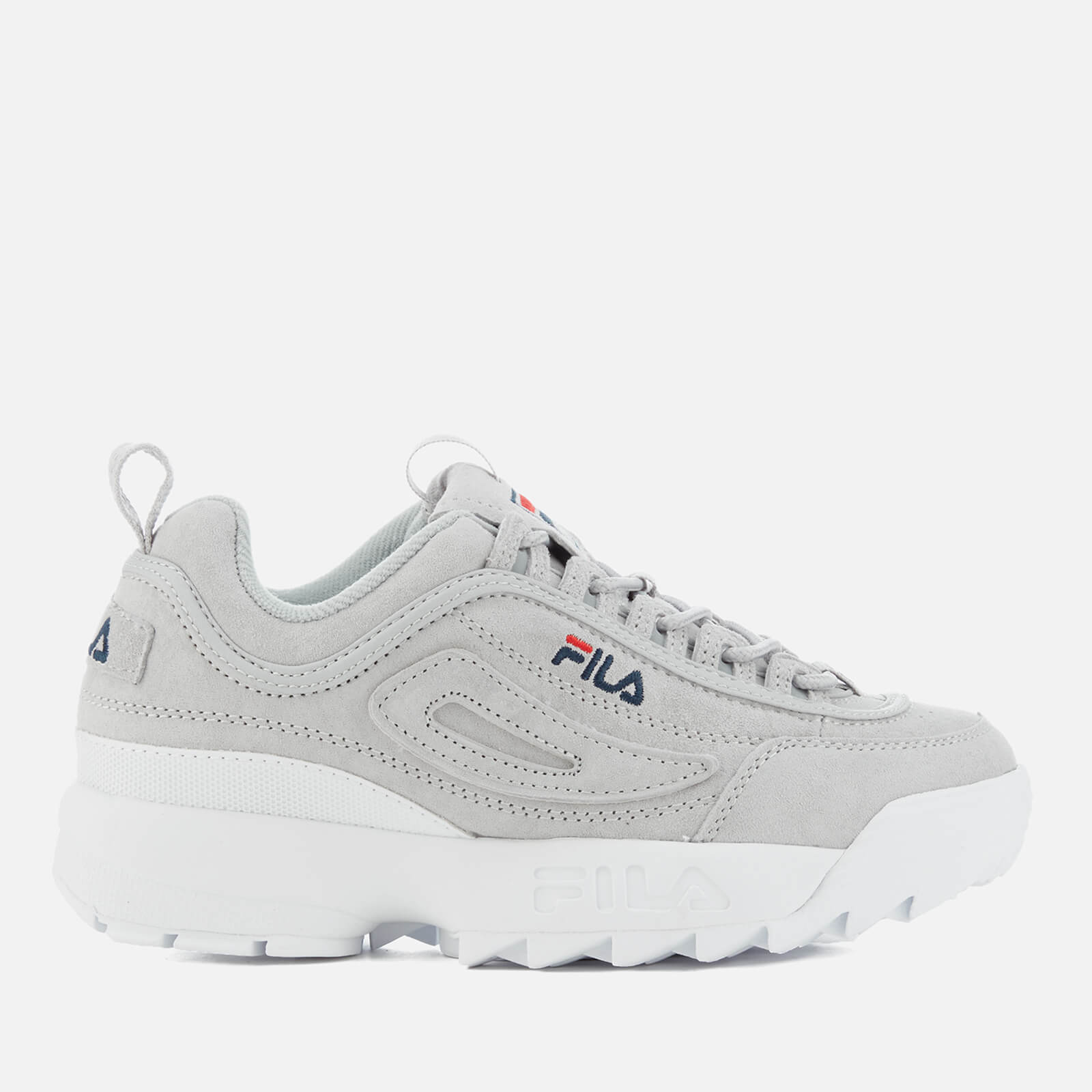 FILA Women s Disruptor 2 Premium Suede Trainers Grey Allsole
