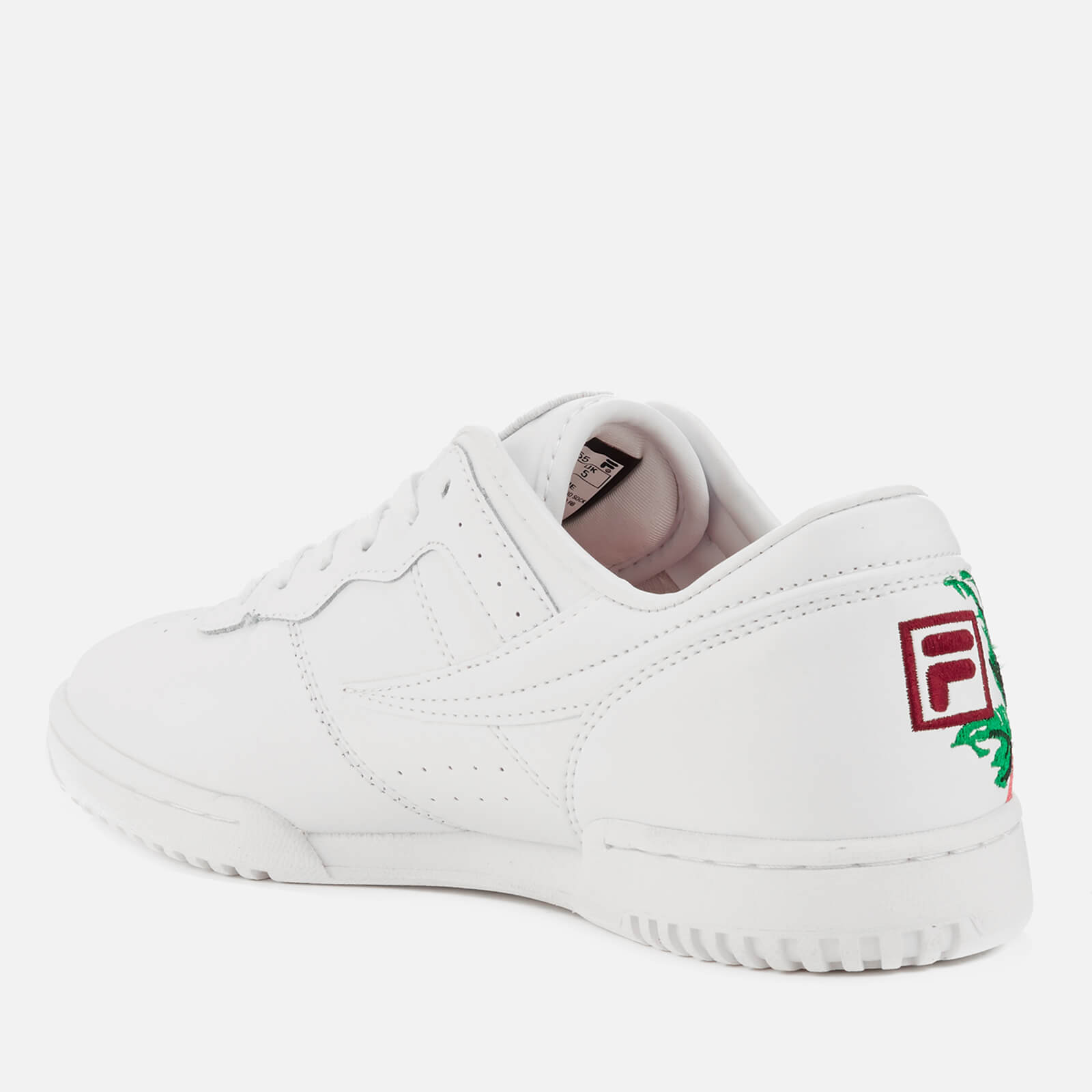 FILA Women s Original Fitness Embroidery Trainers White Allsole