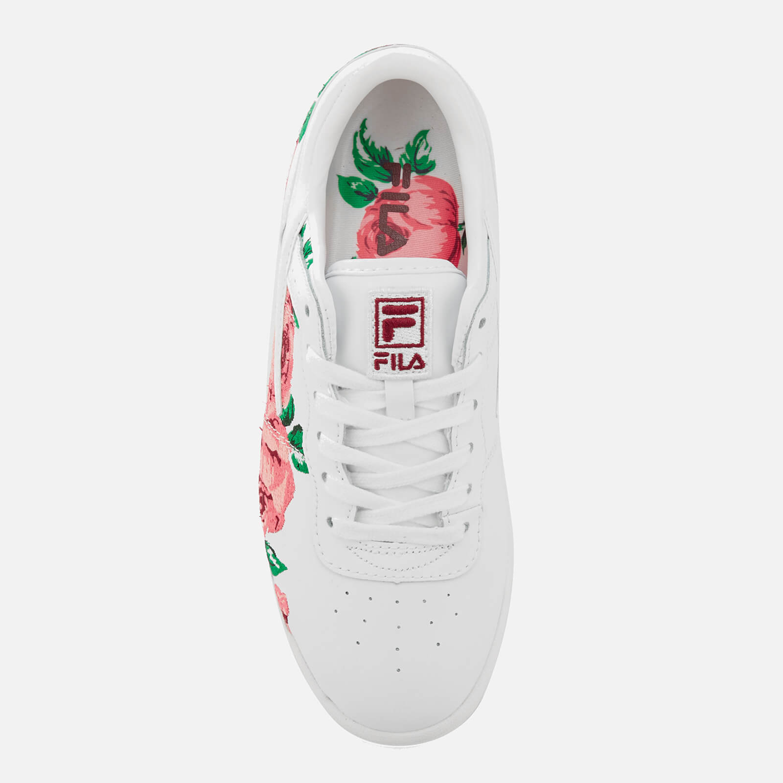 FILA Women s Original Fitness Embroidery Trainers White Allsole
