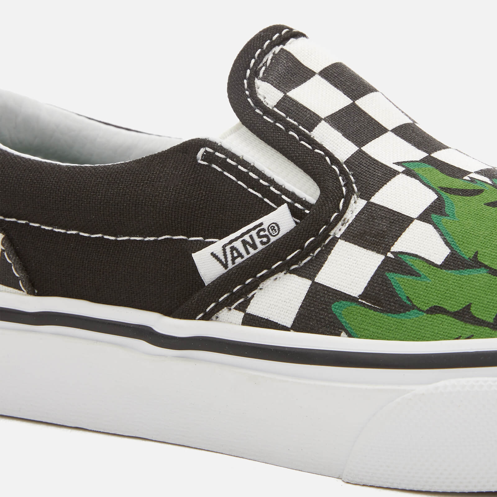 Vans Kids Marvel Hulk Classic Slip On Trainers Hulk