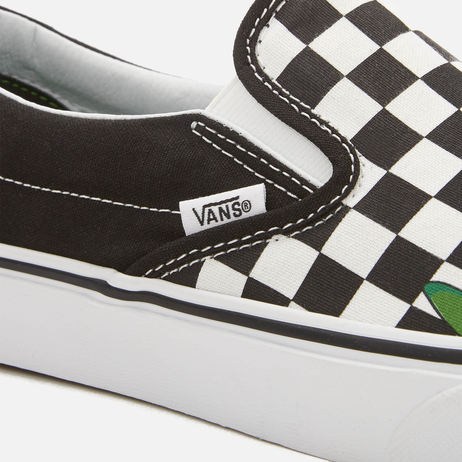Vans Men s Marvel Hulk Classic Slip On Trainers Hulk Checkerboard Allsole