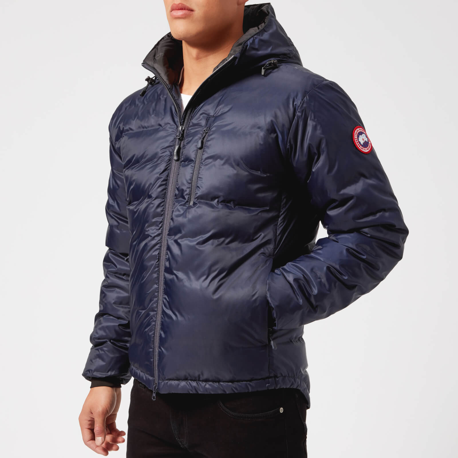 Canada Goose Men s Lodge Hoody Jacket Blue Black Coggles