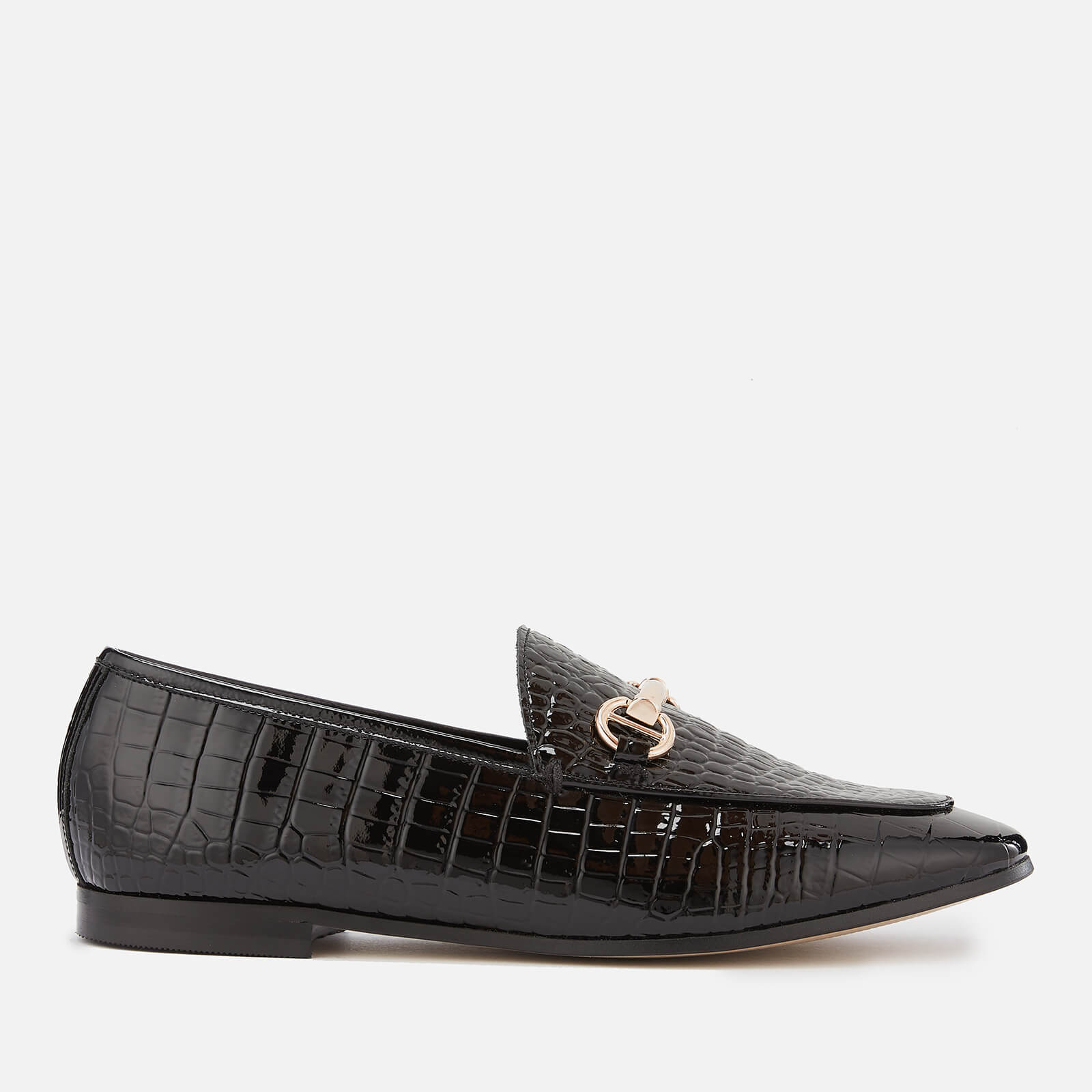 Dune Women s Guilt Leather Loafers Black Coggles