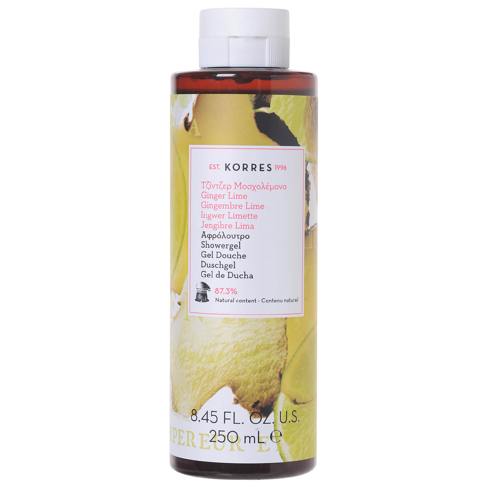 KORRES Natural Ginger Lime Shower Gel 250ml