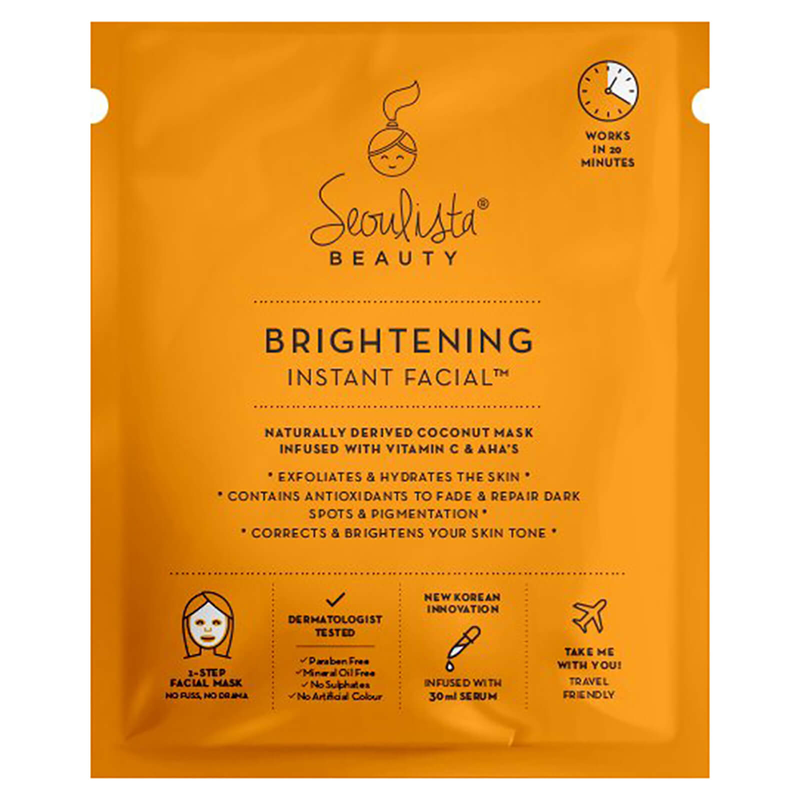 Seoulista Beauty Brightening Instant Facial