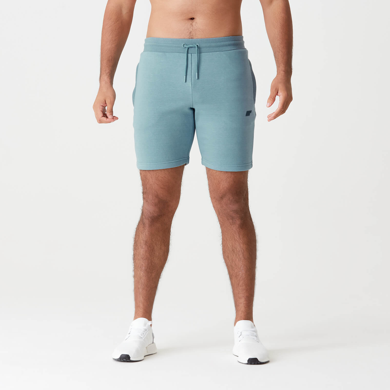 Tru-Fit 修身系列 2.0 男士休閒運動短褲 - 灰藍 - S