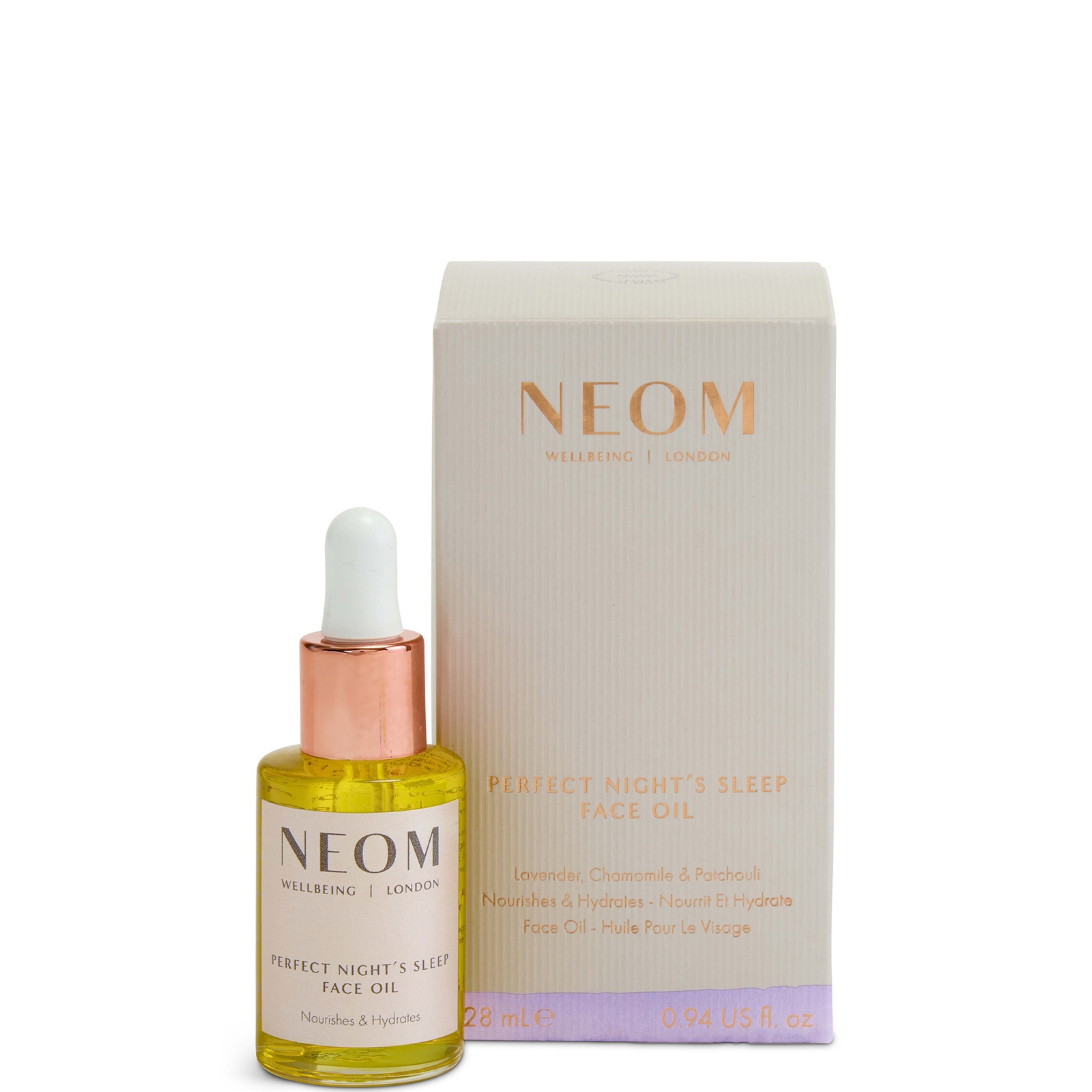 Aceite facial Organics London Perfect Night's Sleep de NEOM 28 ml