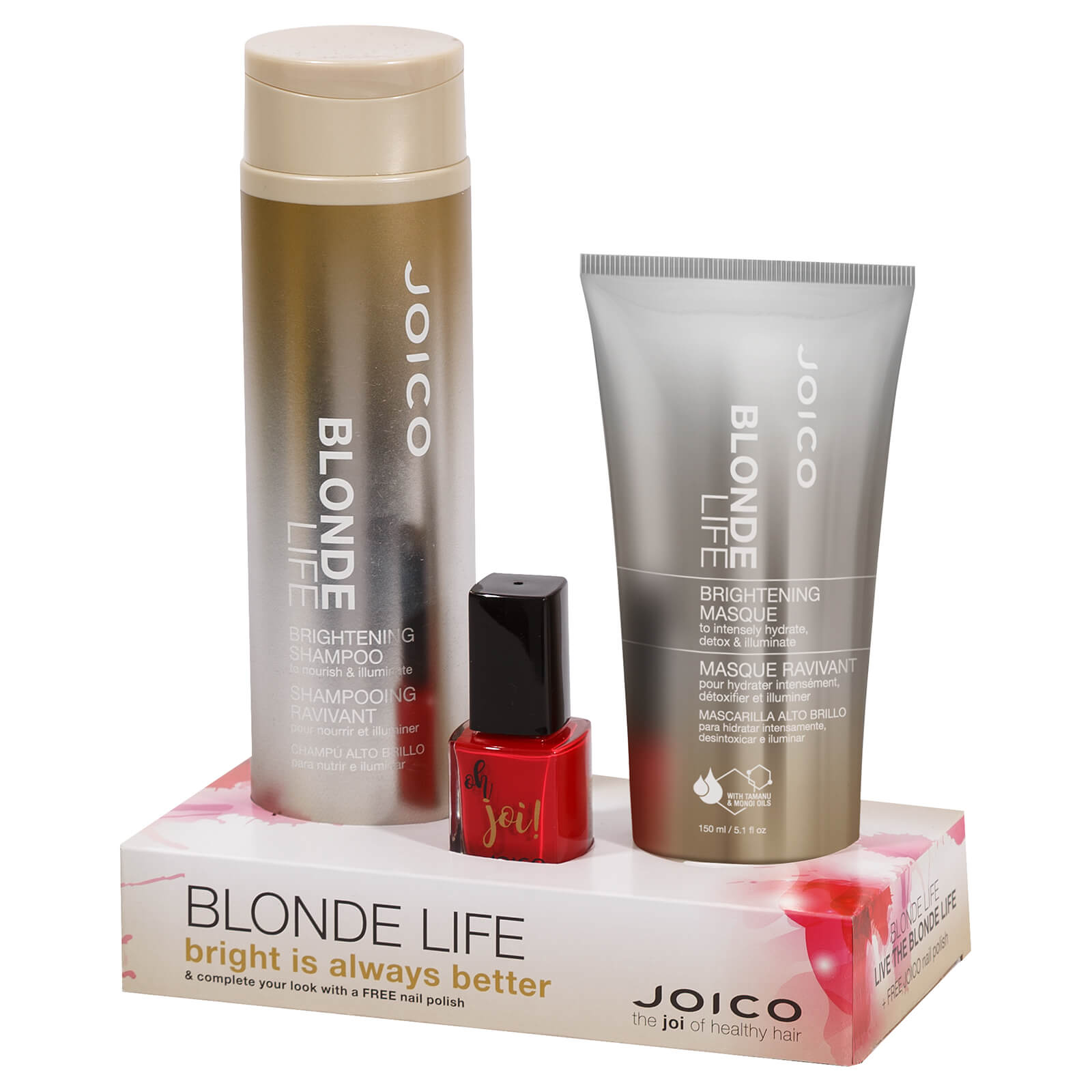 Joico Blonde Life and Nail Varnish Bundle