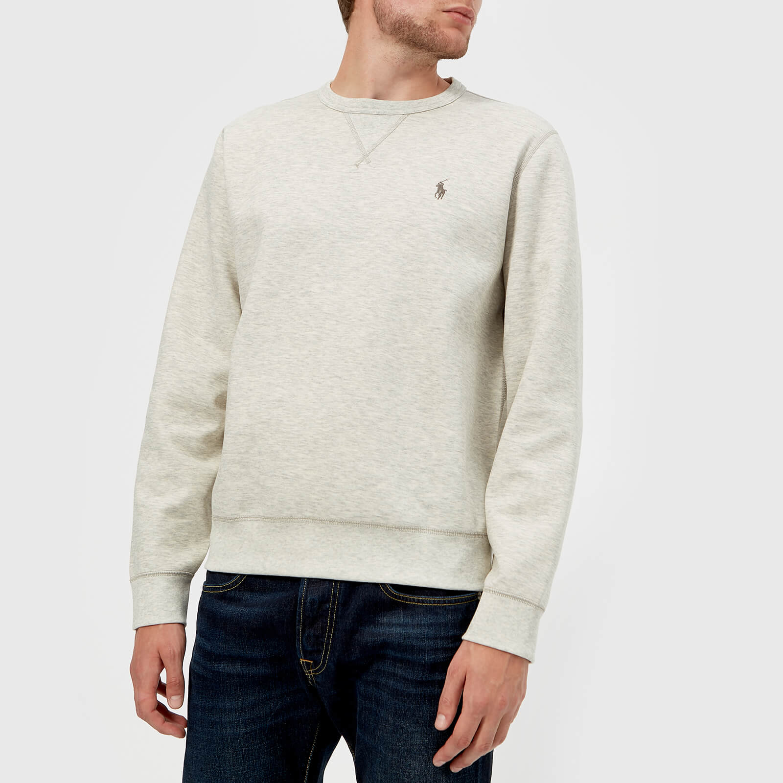 Polo Ralph Lauren Men s Double Knit Tech Sweatshirt Light Sport Heather Coggles