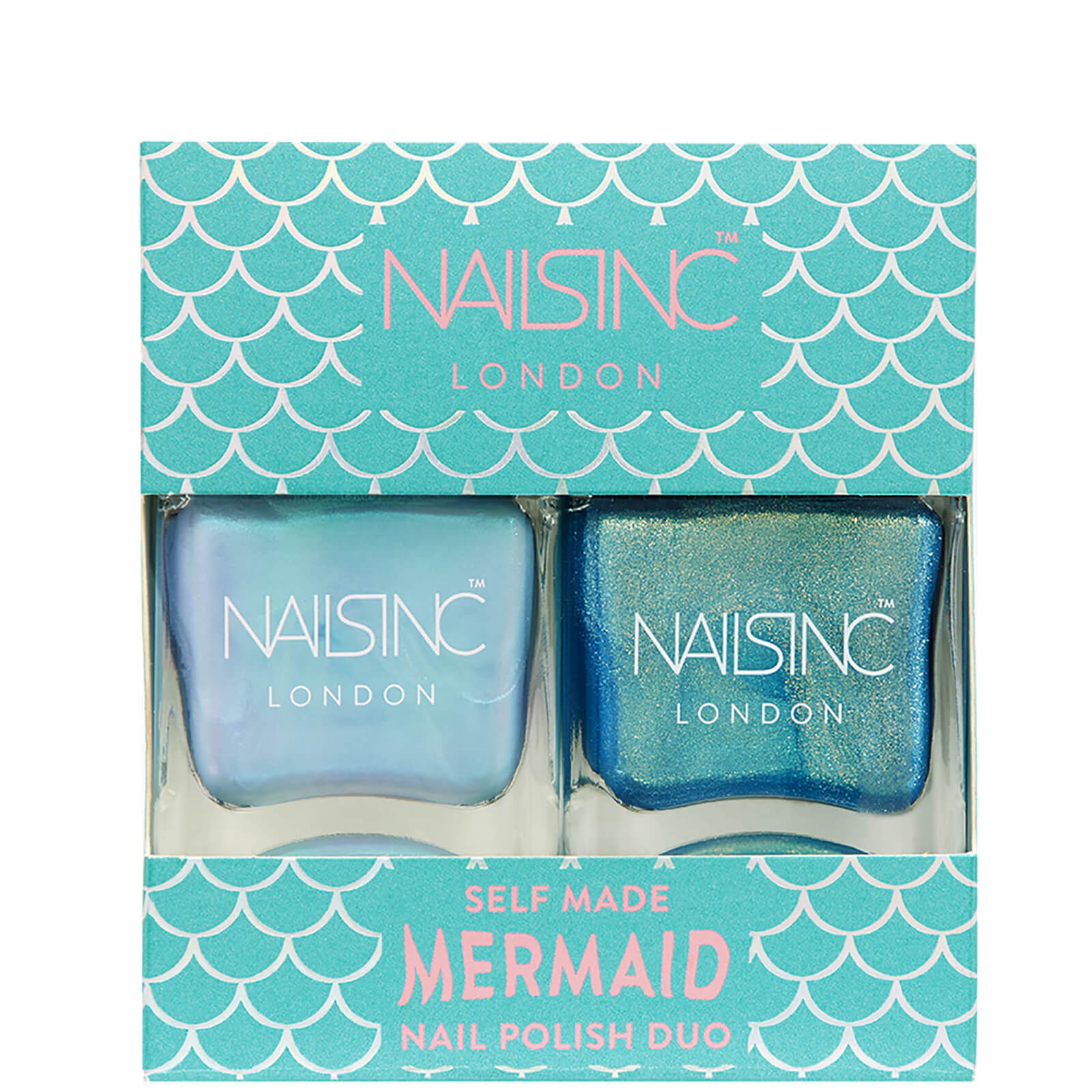 Dúo de esmaltes de uñas Trend Duo Self-Made Mermaid de nails inc. 2 x 14 ml