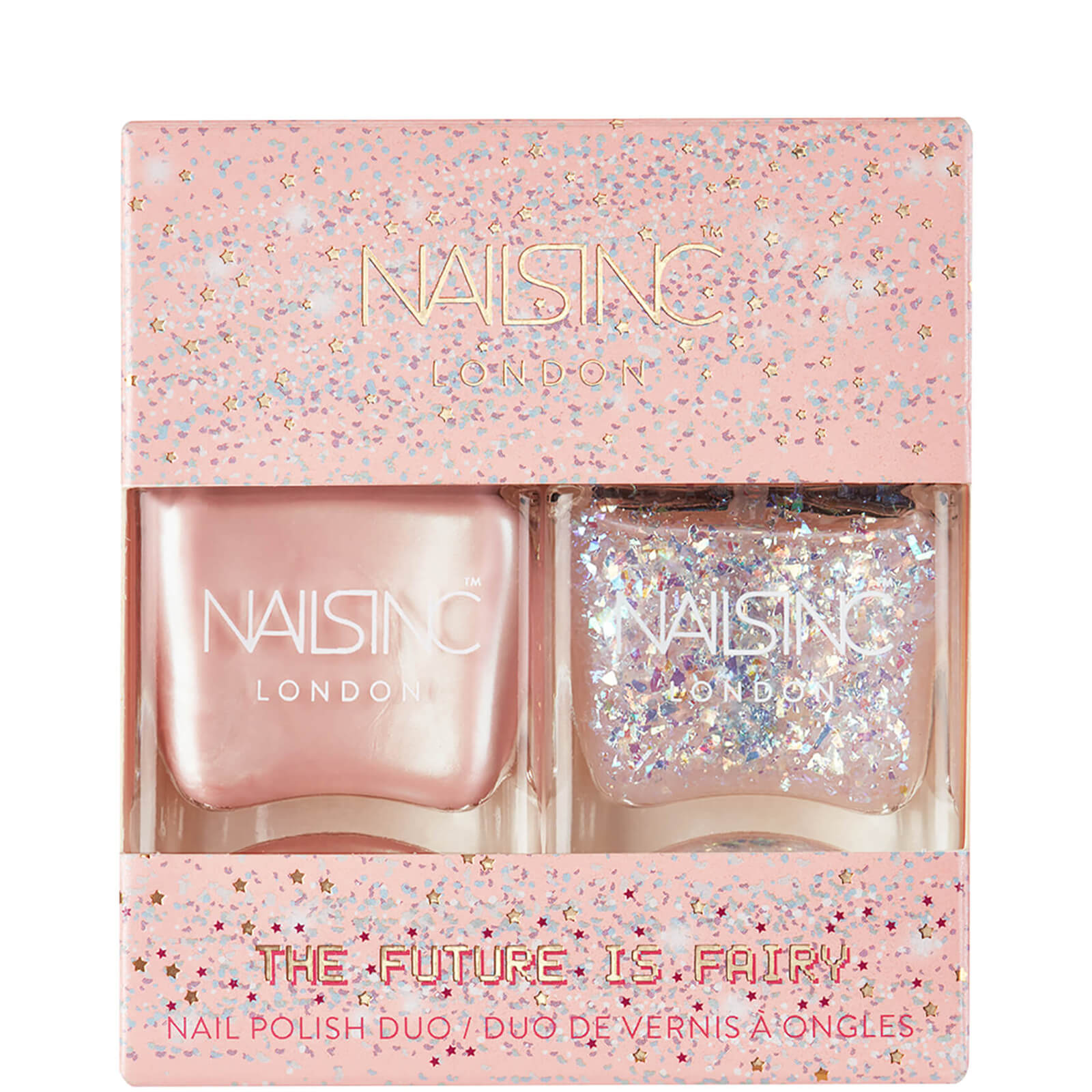 Dúo de esmaltes de uñas Trend Duo Future Is Fairy de nails inc. 2 x 14 ml