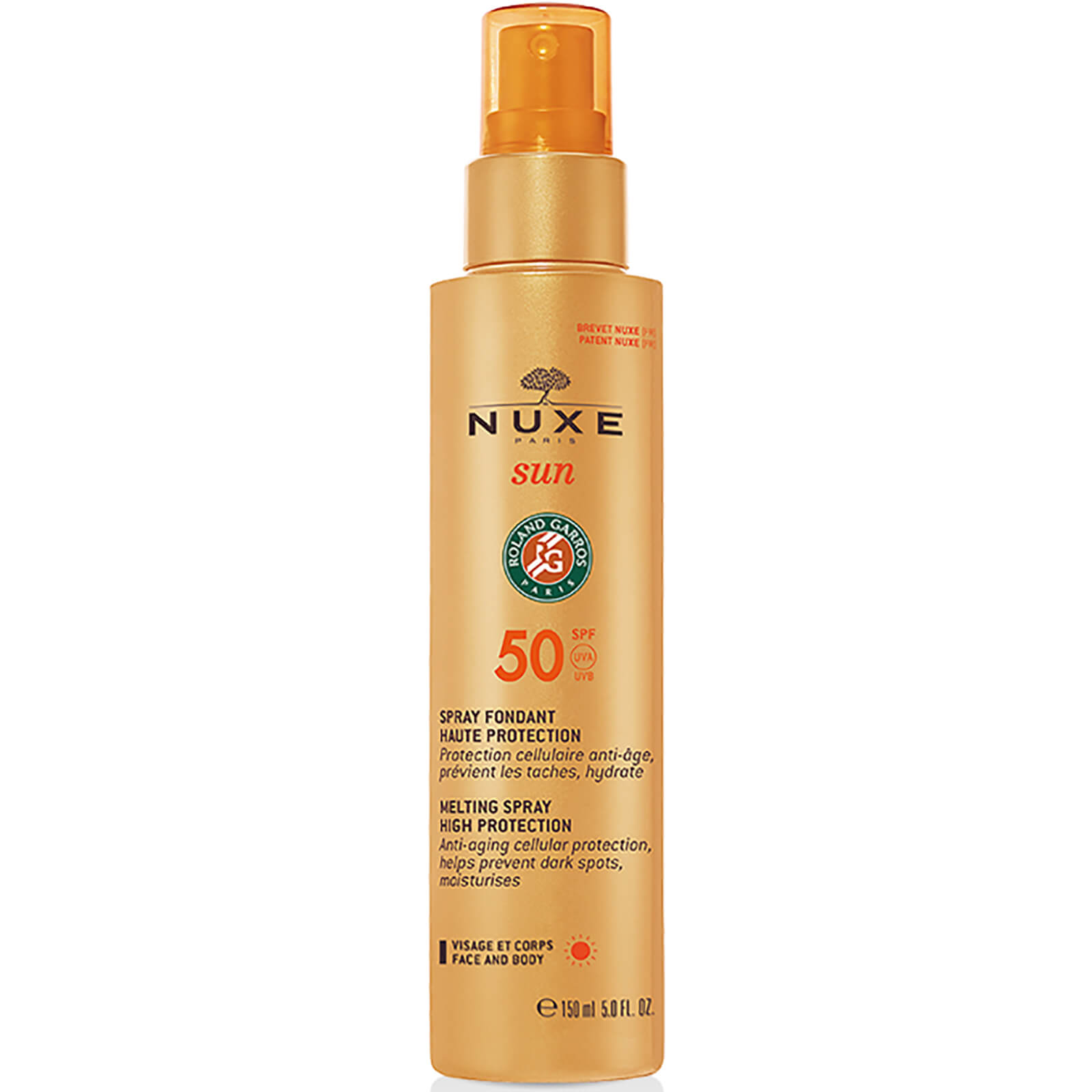 Espray para rostro y cuerpo FPS 50 Melting Spray de NUXE 150 ml