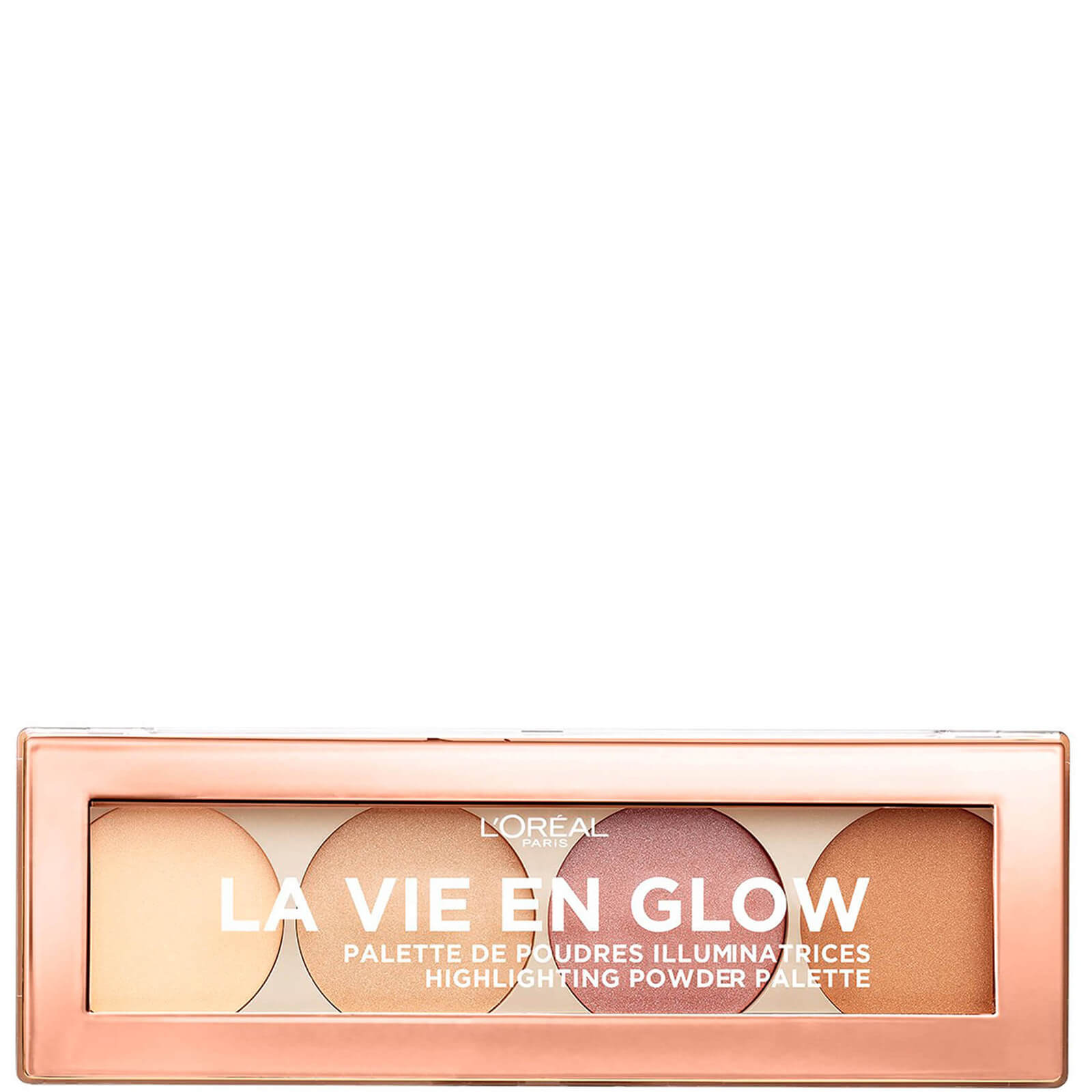 Paleta de polvos iluminadores La Vie En Glow de L'Oréal Paris - Warm Glow 10 g