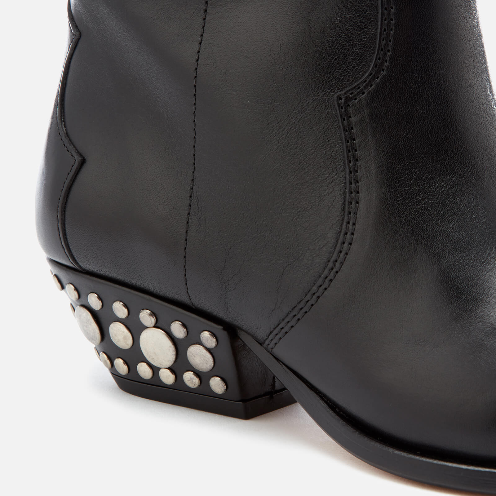 Isabel Marant Women s Dawyna Leather Western Boots Black Coggles