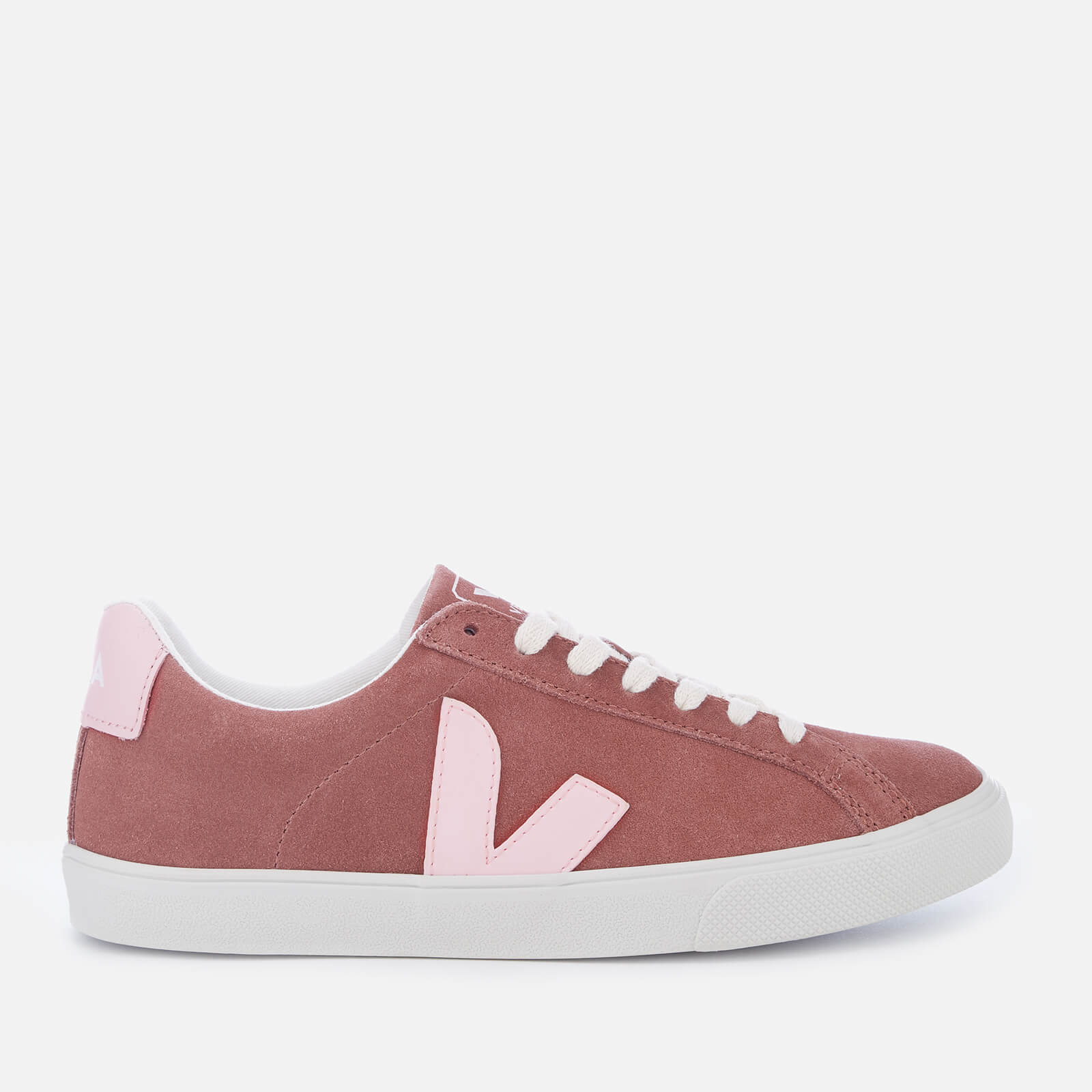 Veja Women s Esplar Suede Low Top Trainers Dried Petal Coggles