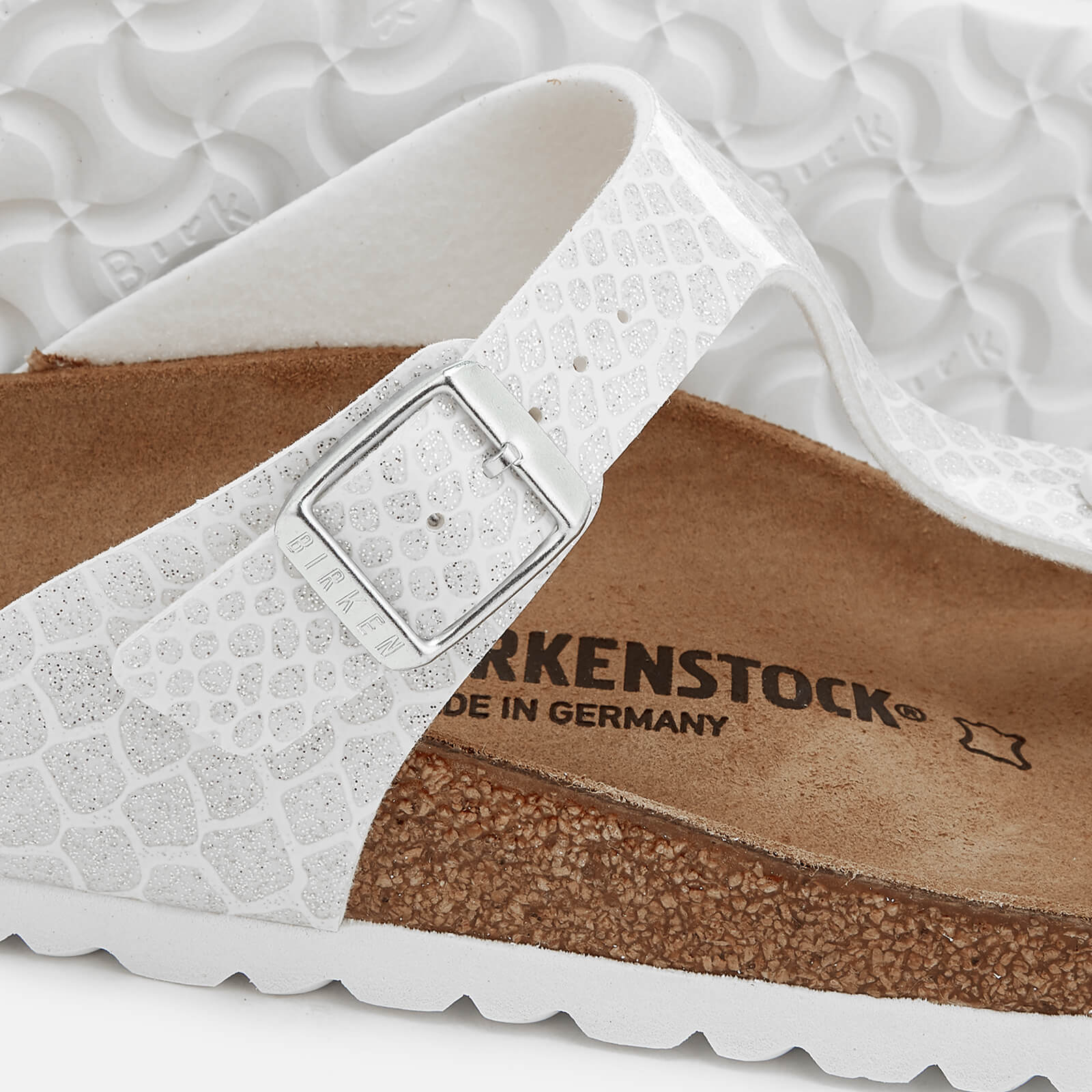 Magic snake white birkenstocks online