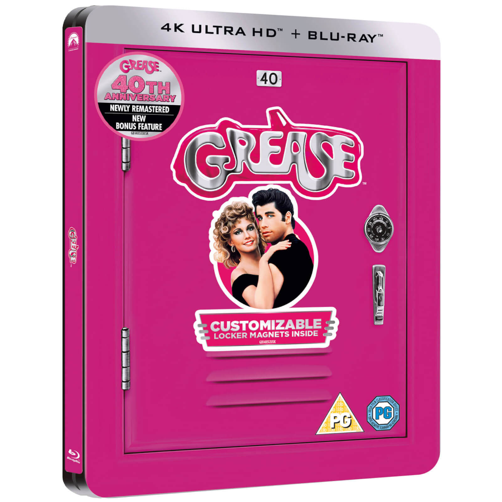 Grease 40th Anniversary - 4K Ultra HD - Zavvi UK Exclusive Limited