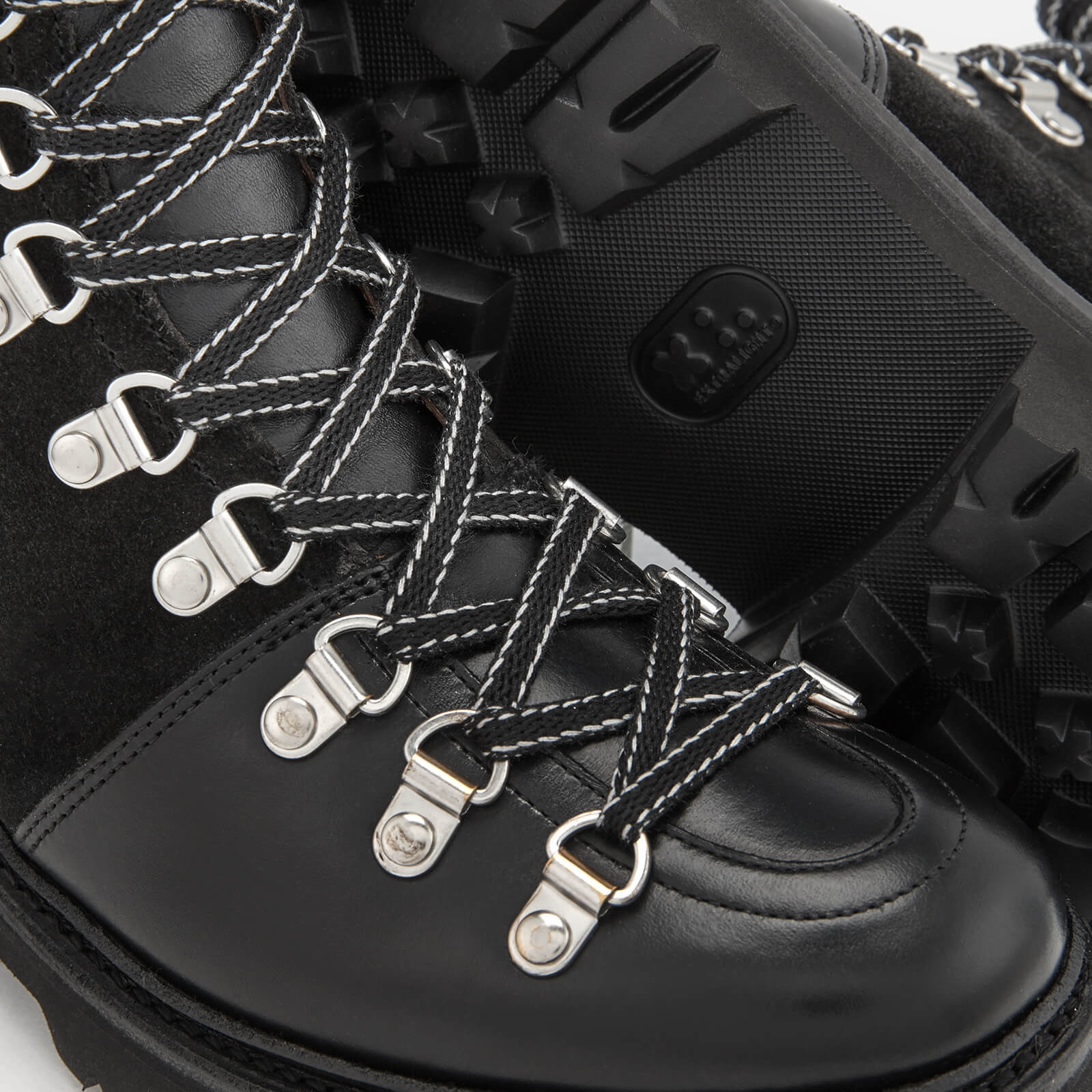 Grenson black top nanette hiker boots