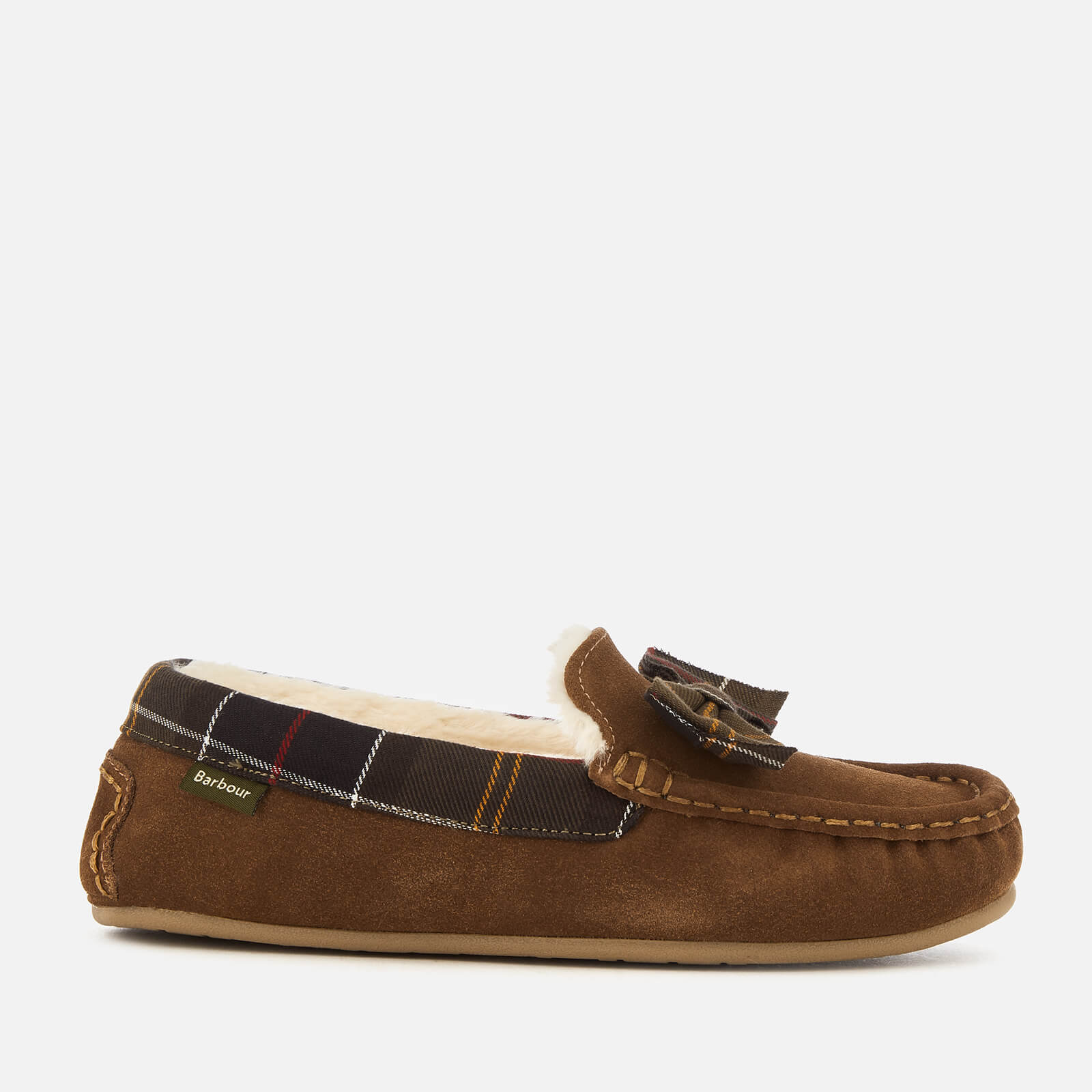 Barbour Women s Sadie Suede Mocassin Slippers Camel Coggles