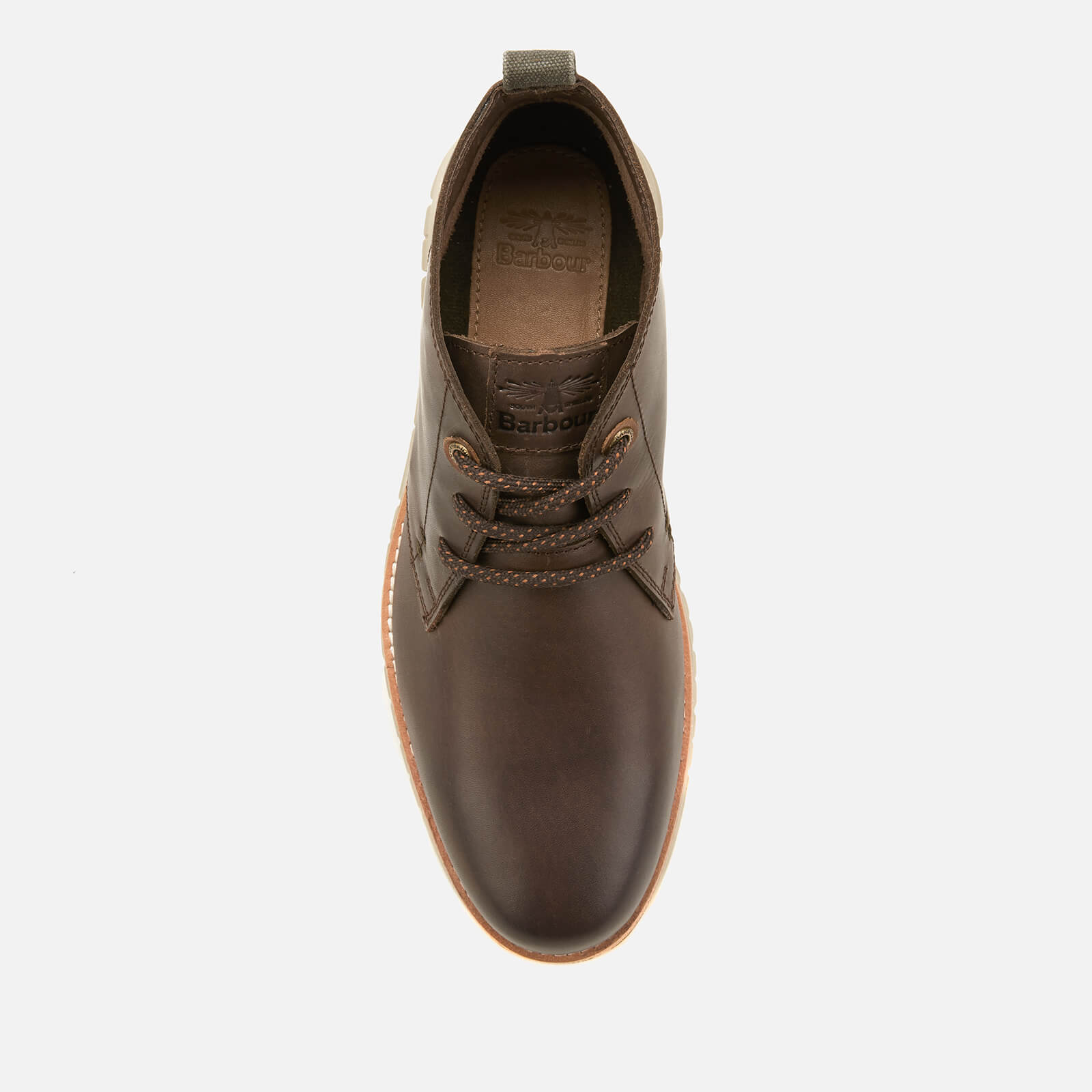 Barbour Men's Burghley Leather Chukka Boots - Brown Montana