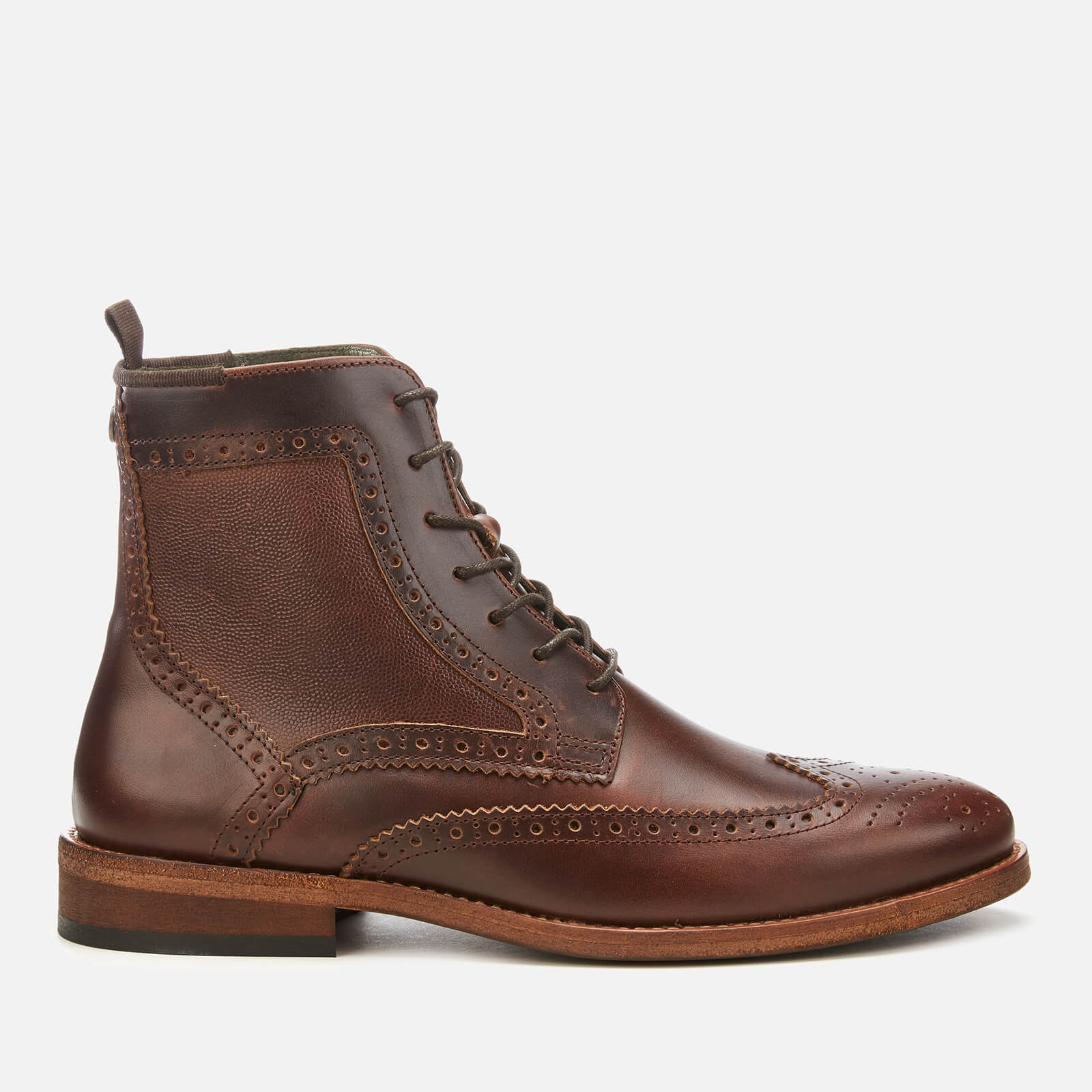 Barbour belford brogue boot black cheap