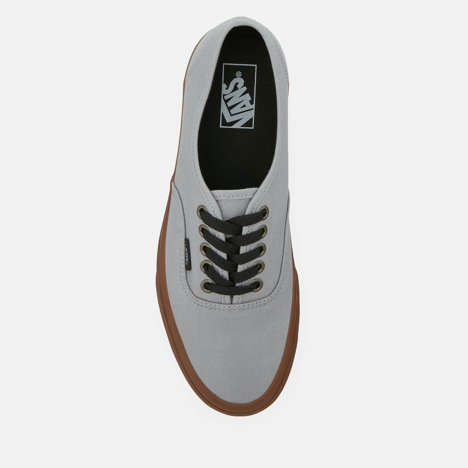 Vans Men s Authentic Gum Sole Trainers Alloy Black Coggles