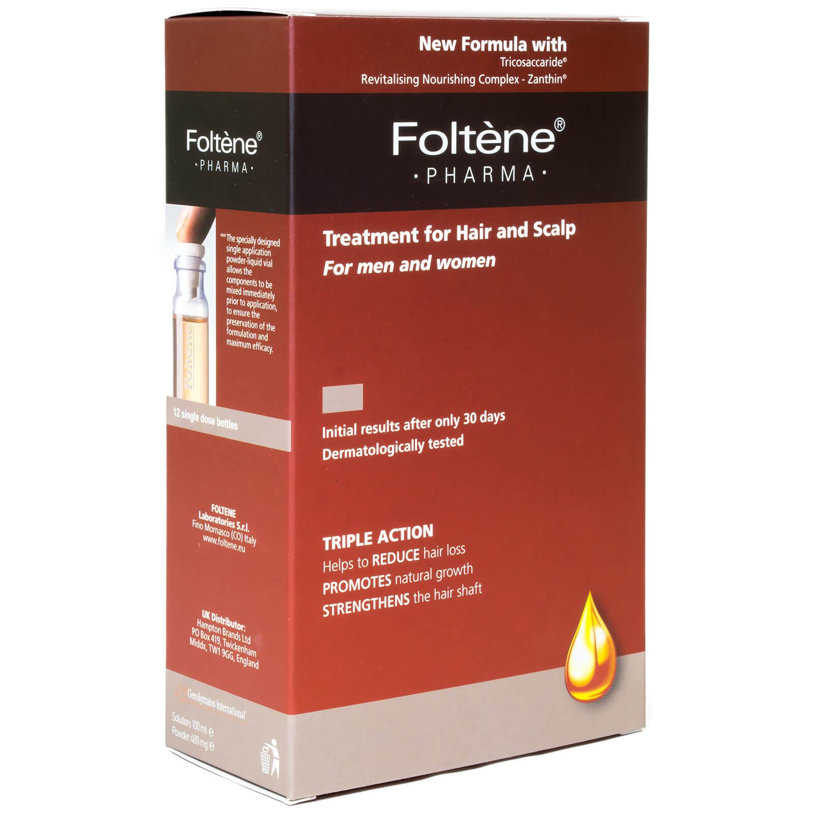 Foltène Hair and Scalp Treatment for Men and Women 100ml