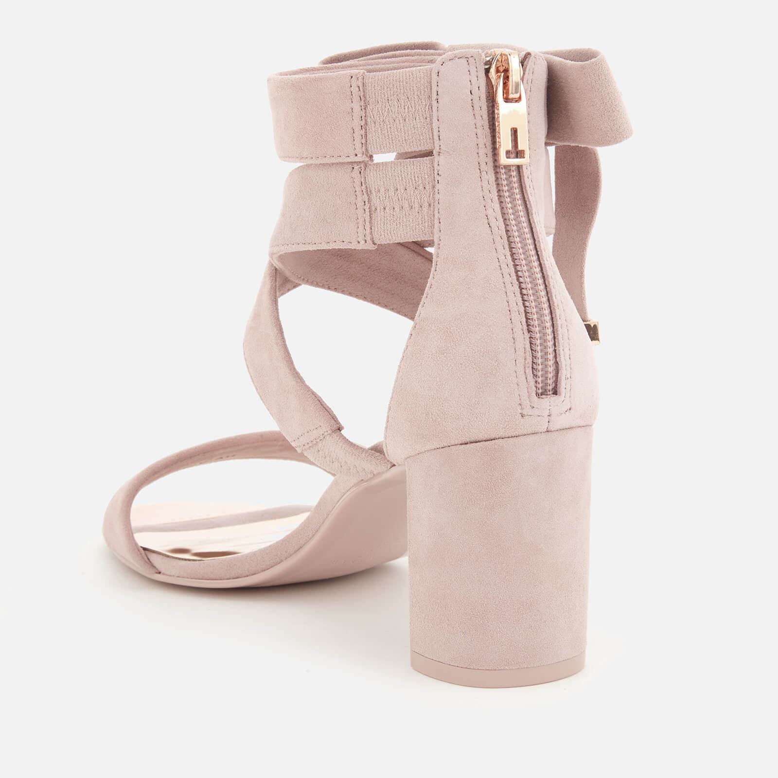 Ted Baker Women s Noxen 2 Suede Block Heeled Sandals Mink Pink Allsole