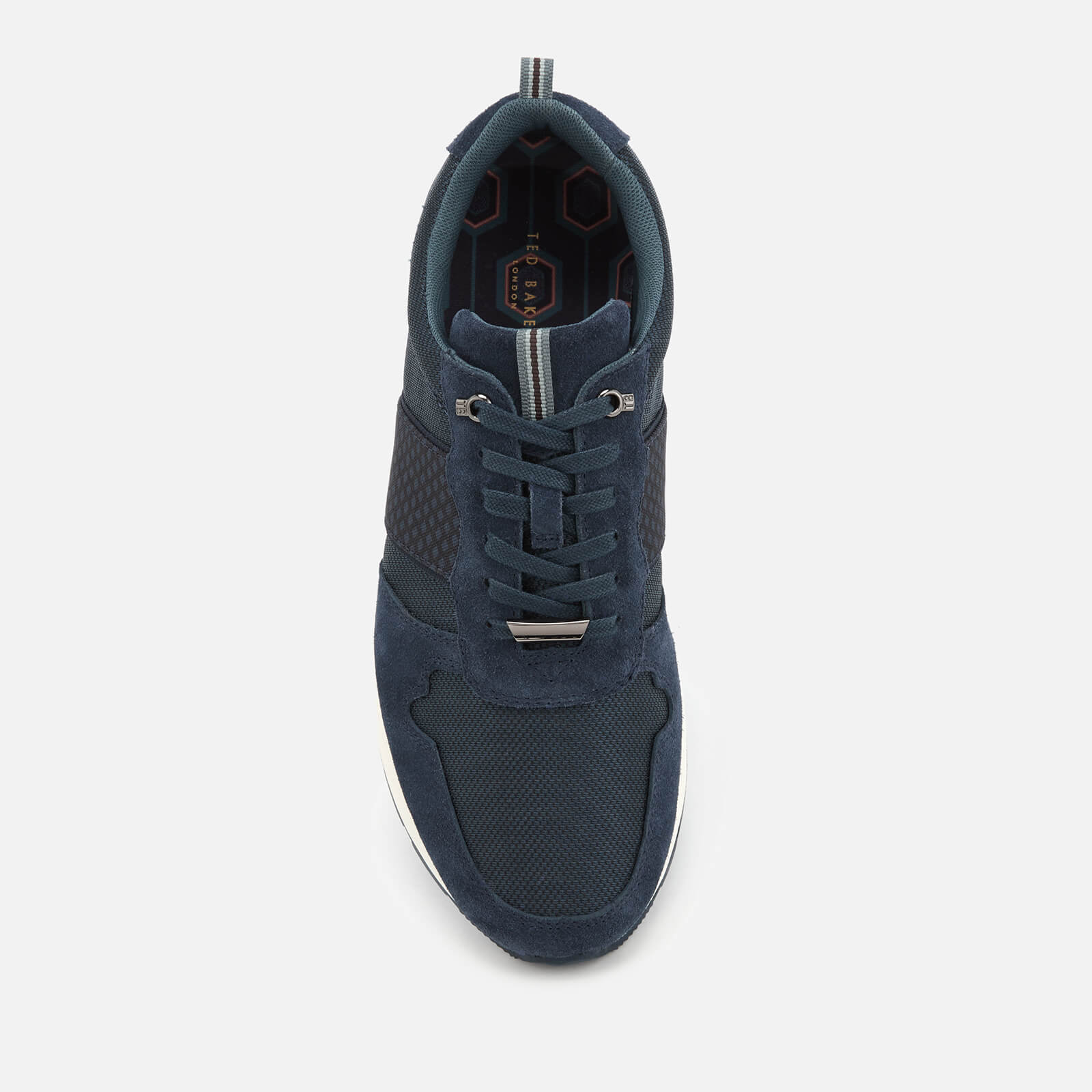 Ted Baker Men s Hebey Runner Style Trainers Dark Blue Allsole