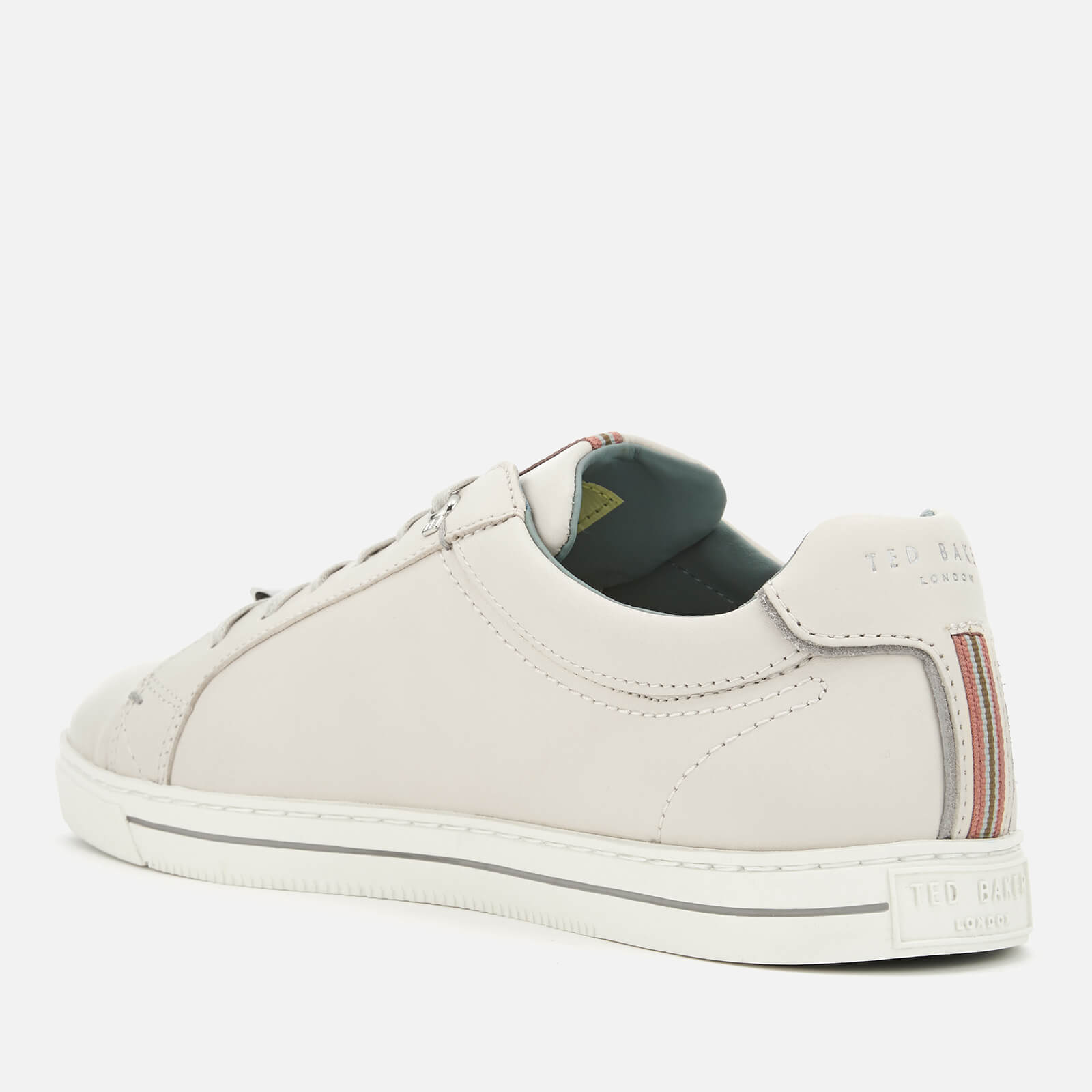 Ted baker thawne store burnished leather trainers