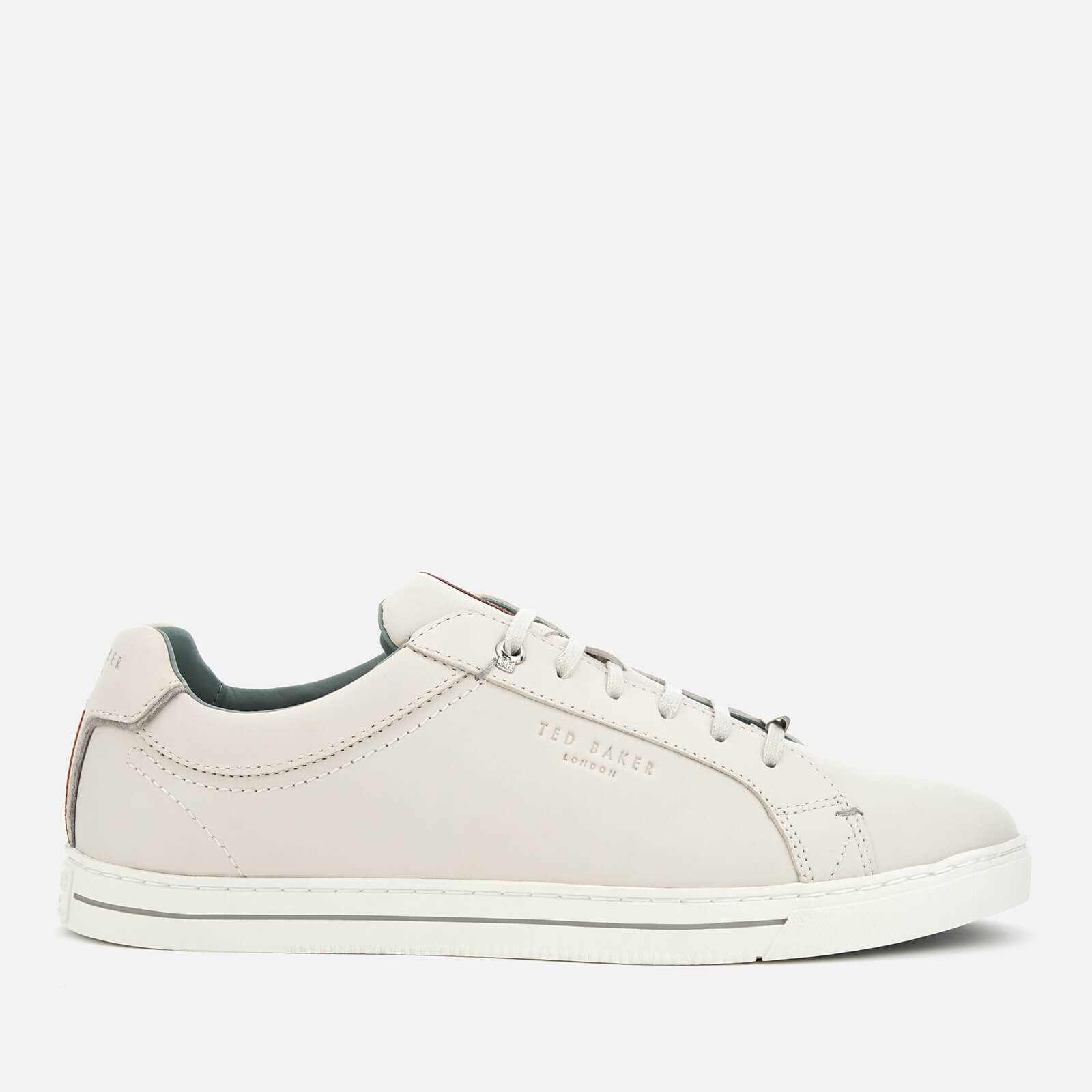 Ted Baker Men s Thawne Leather Cupsole Trainers White Allsole