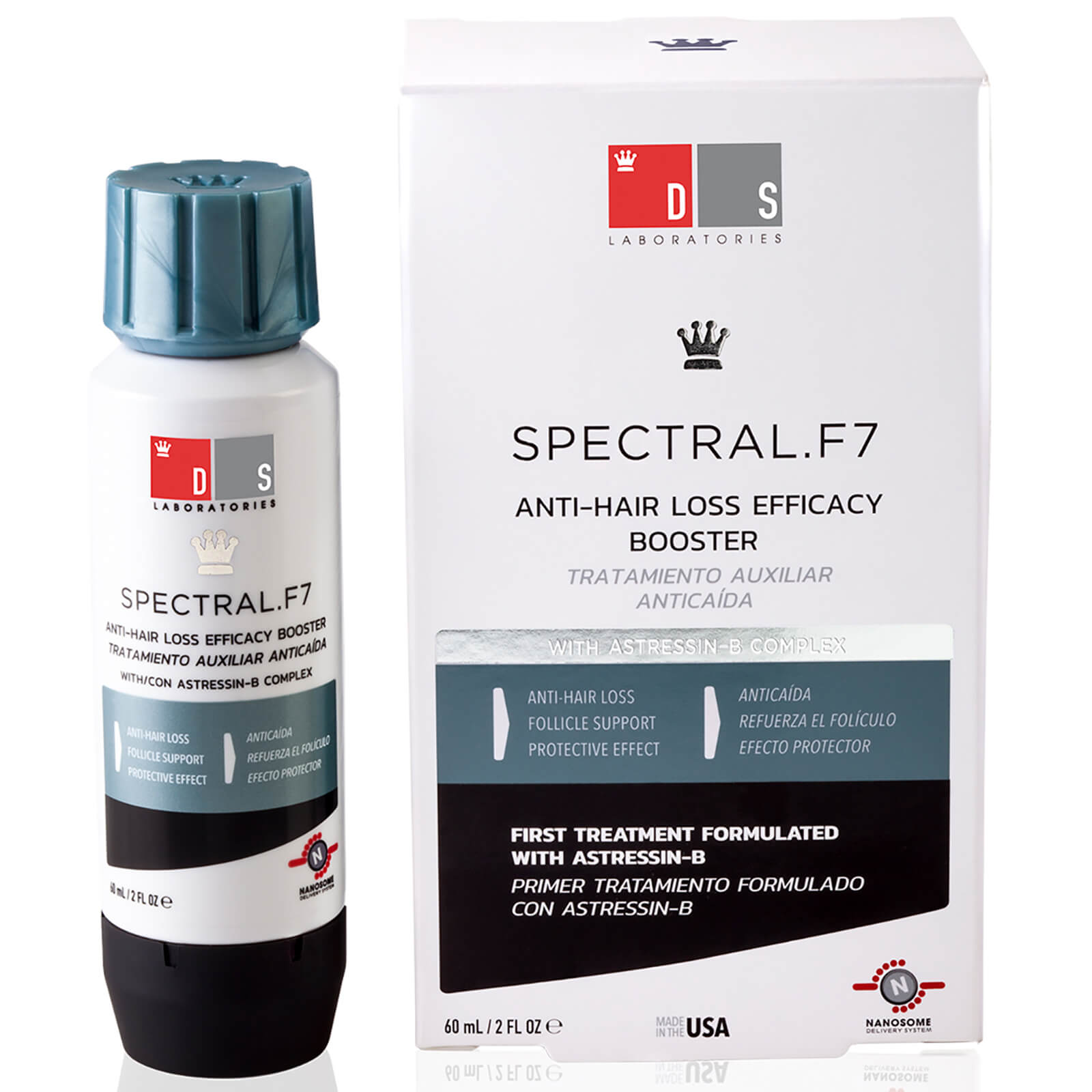 Refuerzo eficaz revitalizante Spectral.F7 de DS Laboratories 60 ml
