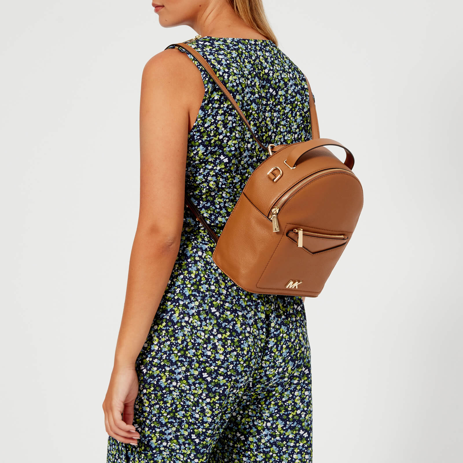 MICHAEL MICHAEL KORS Women s Jessa Small Convertible Backpack Acorn Coggles