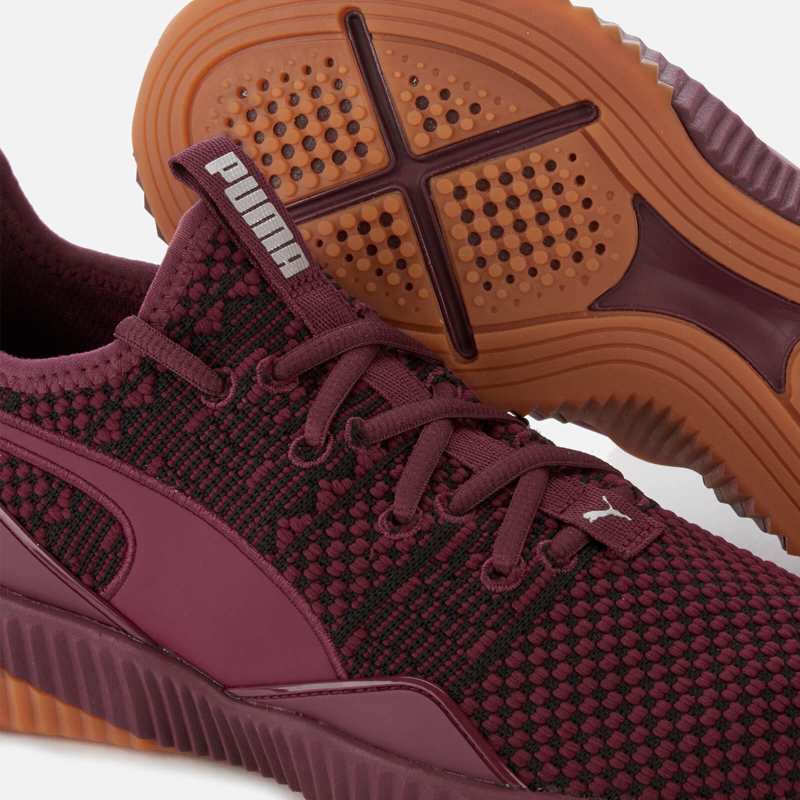 Puma Women s Defy Opulence Trainers Fig Metallic Ash Allsole